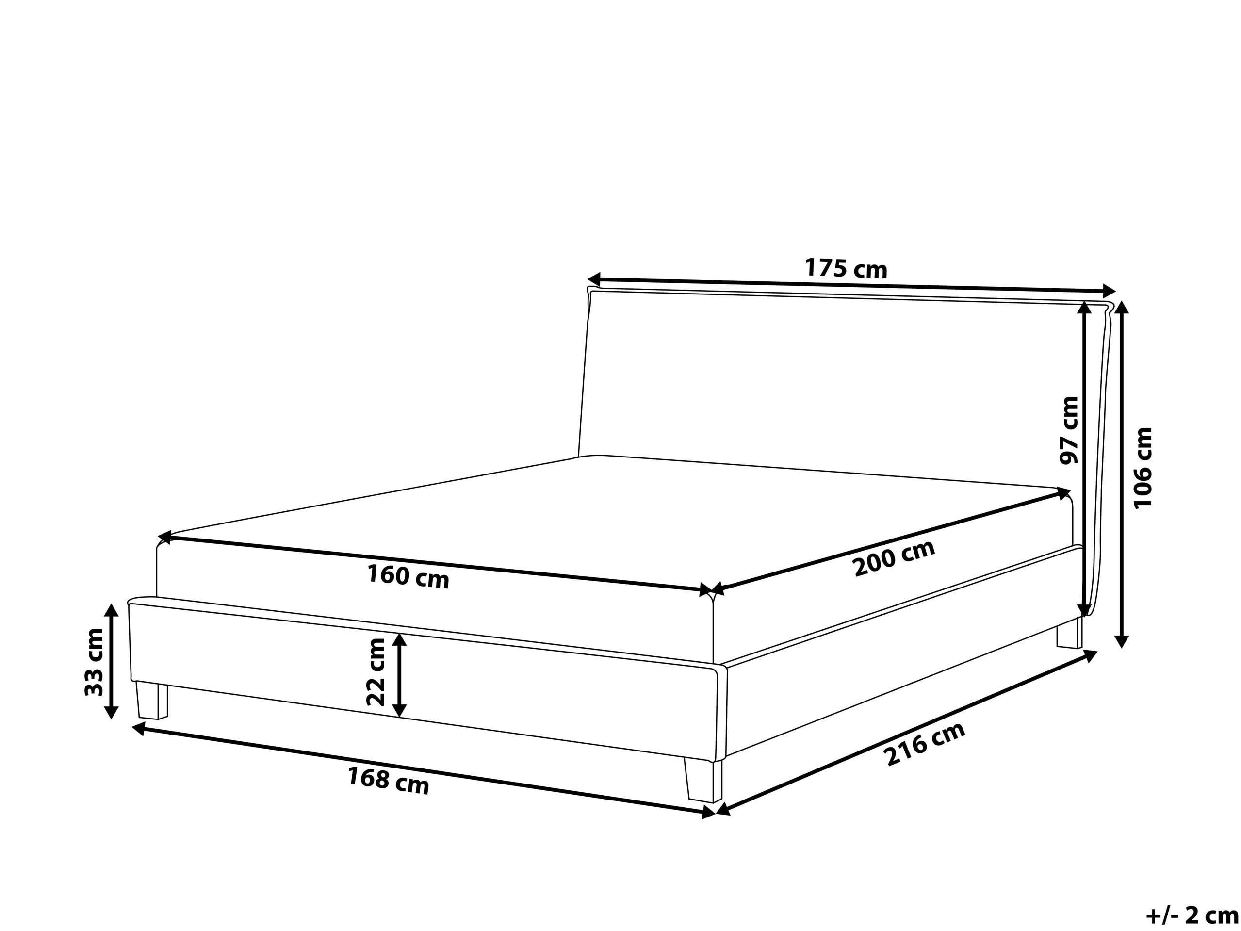 Krevet Berwyn 1121 (Siva)