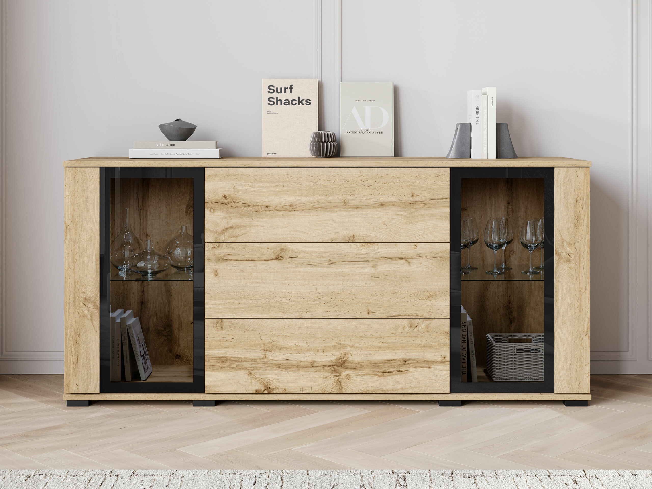 Komoda Torcame 101 (Hrast Wotan)