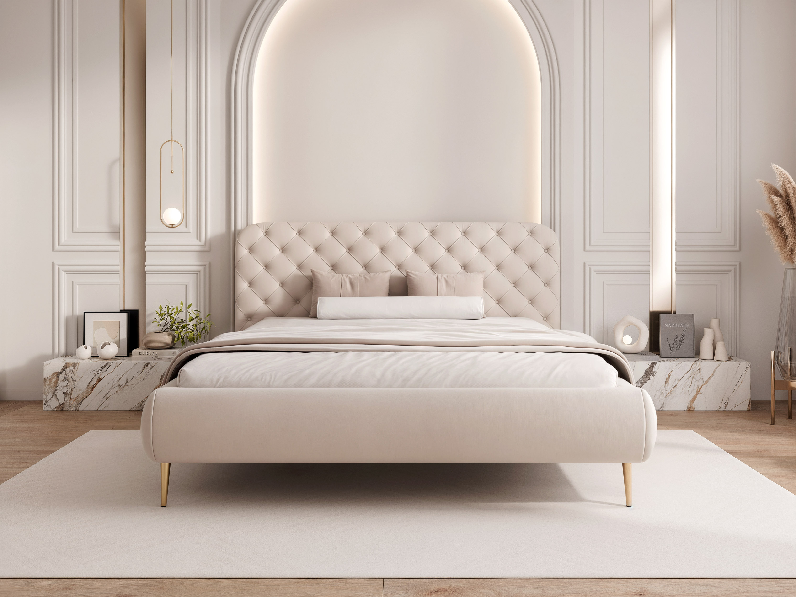 Krevet Hesperia 124 (MATT VELVET 08)