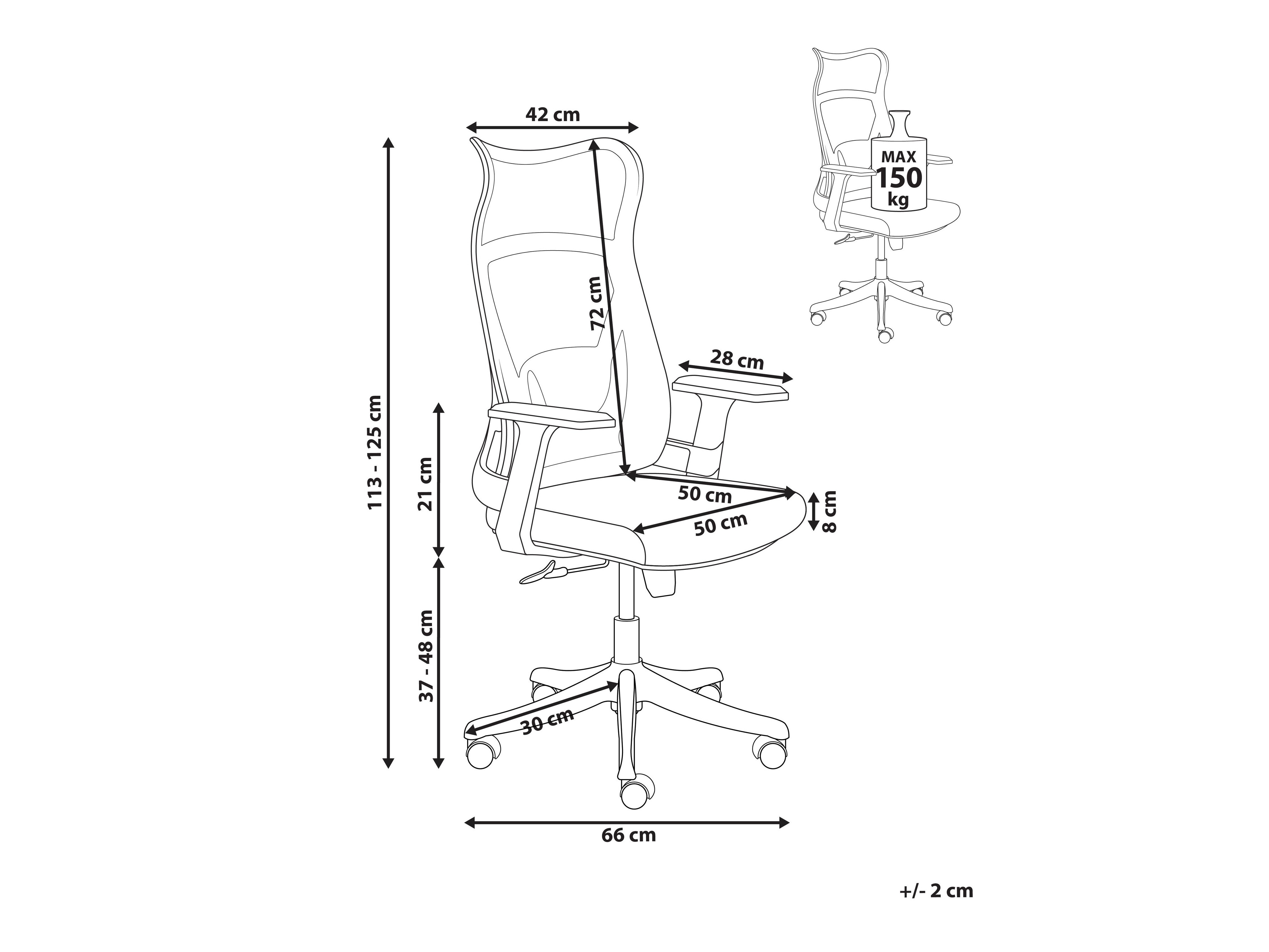 Uredska stolica Berwyn 2939 (Crna)