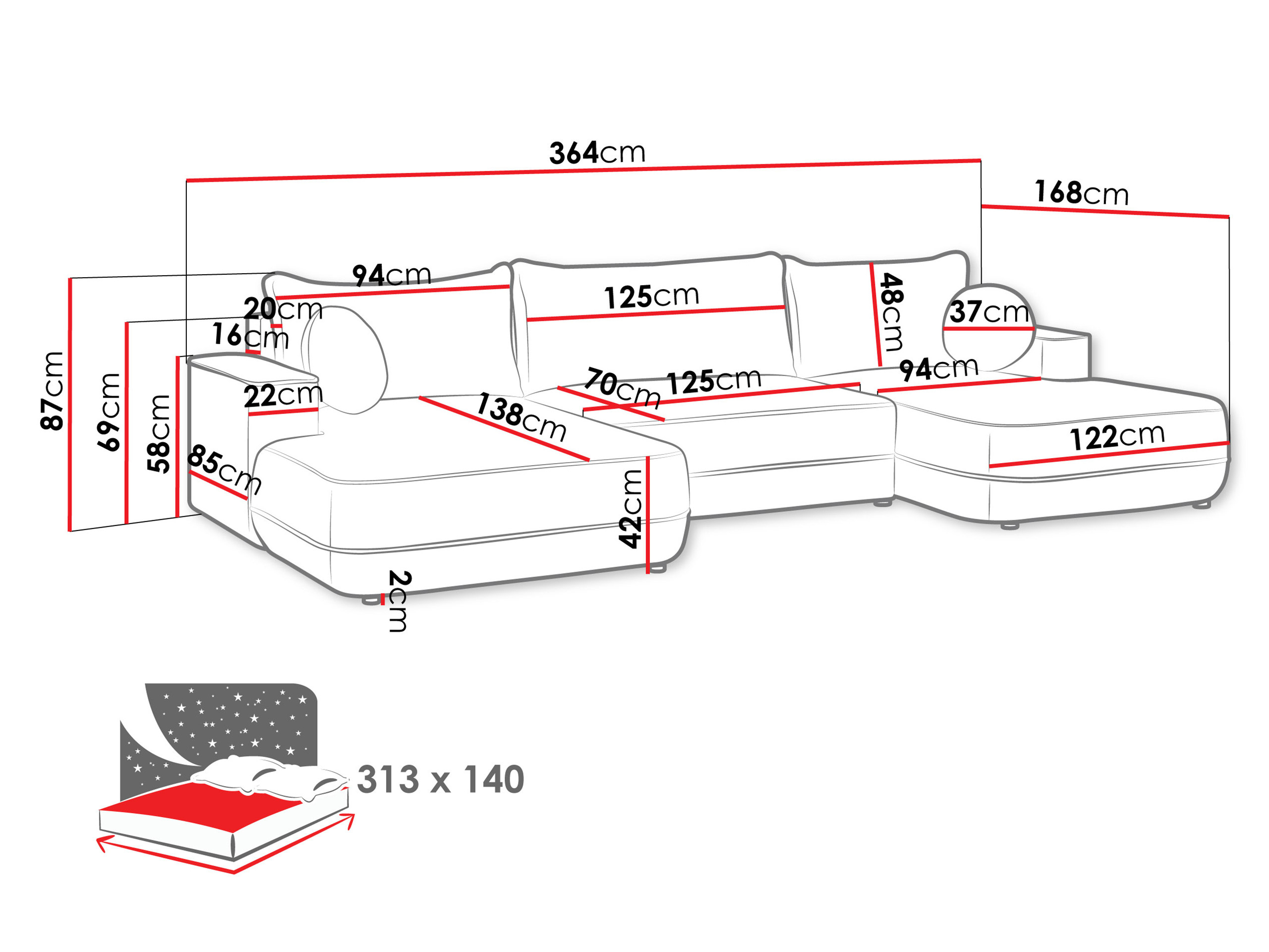 Kutna garnitura SC9581