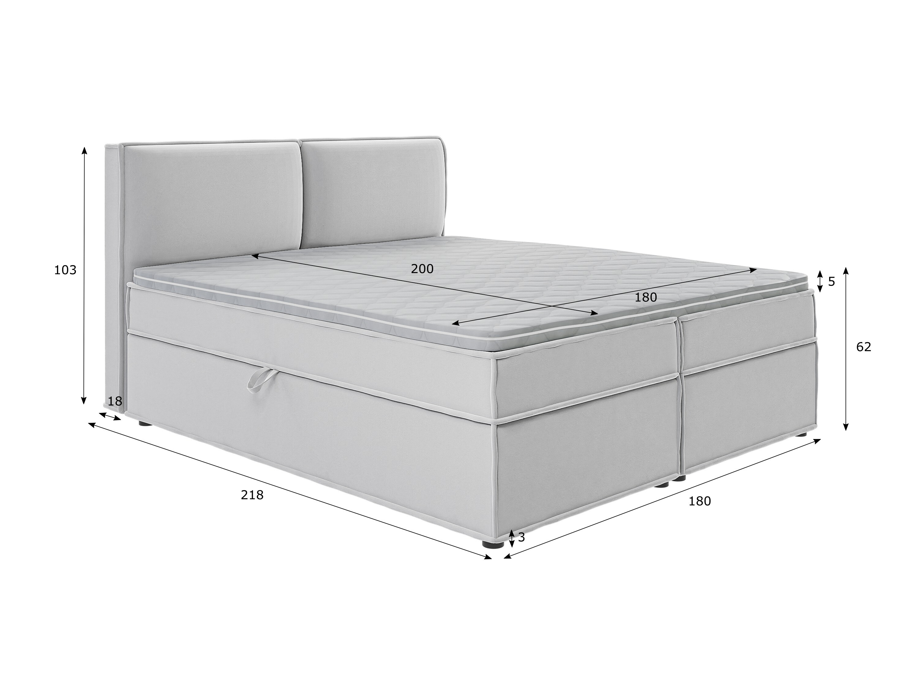 Boxspring krevet Rocklin 134 (Enjoy New 20)