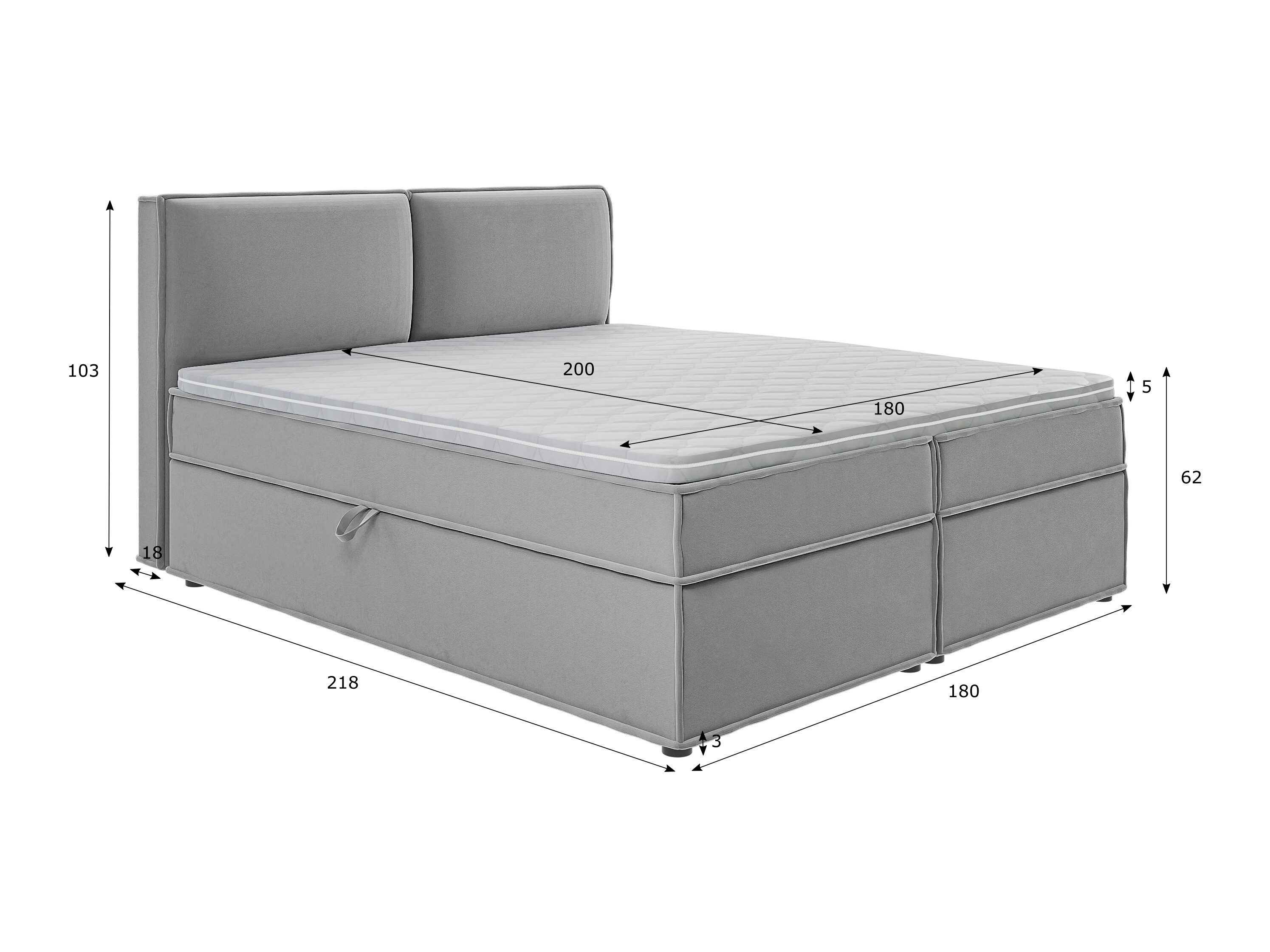 Boxspring krevet Rocklin 134 (Enjoy New 21)