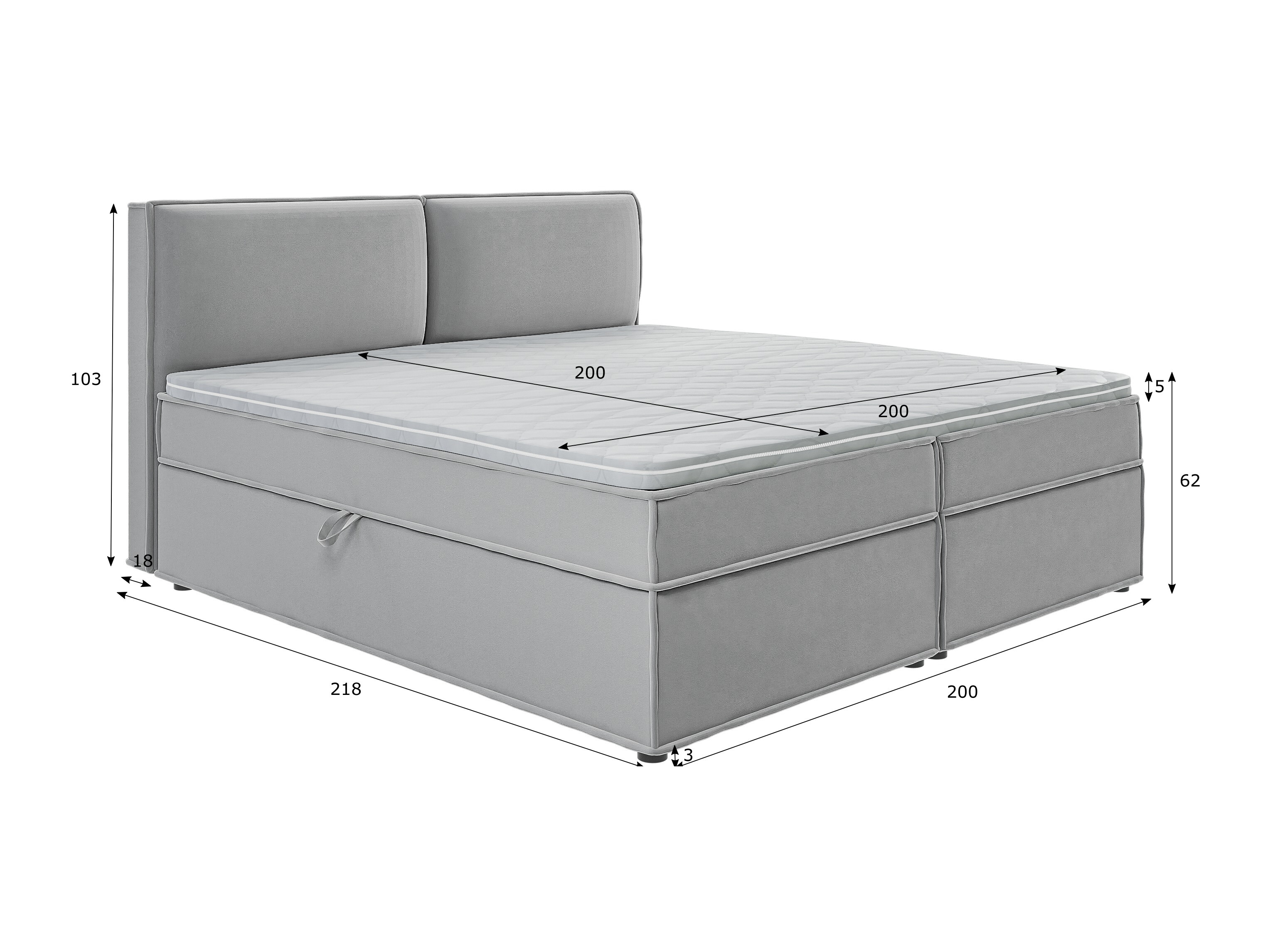 Boxspring krevet Rocklin 134 (Enjoy New 21)