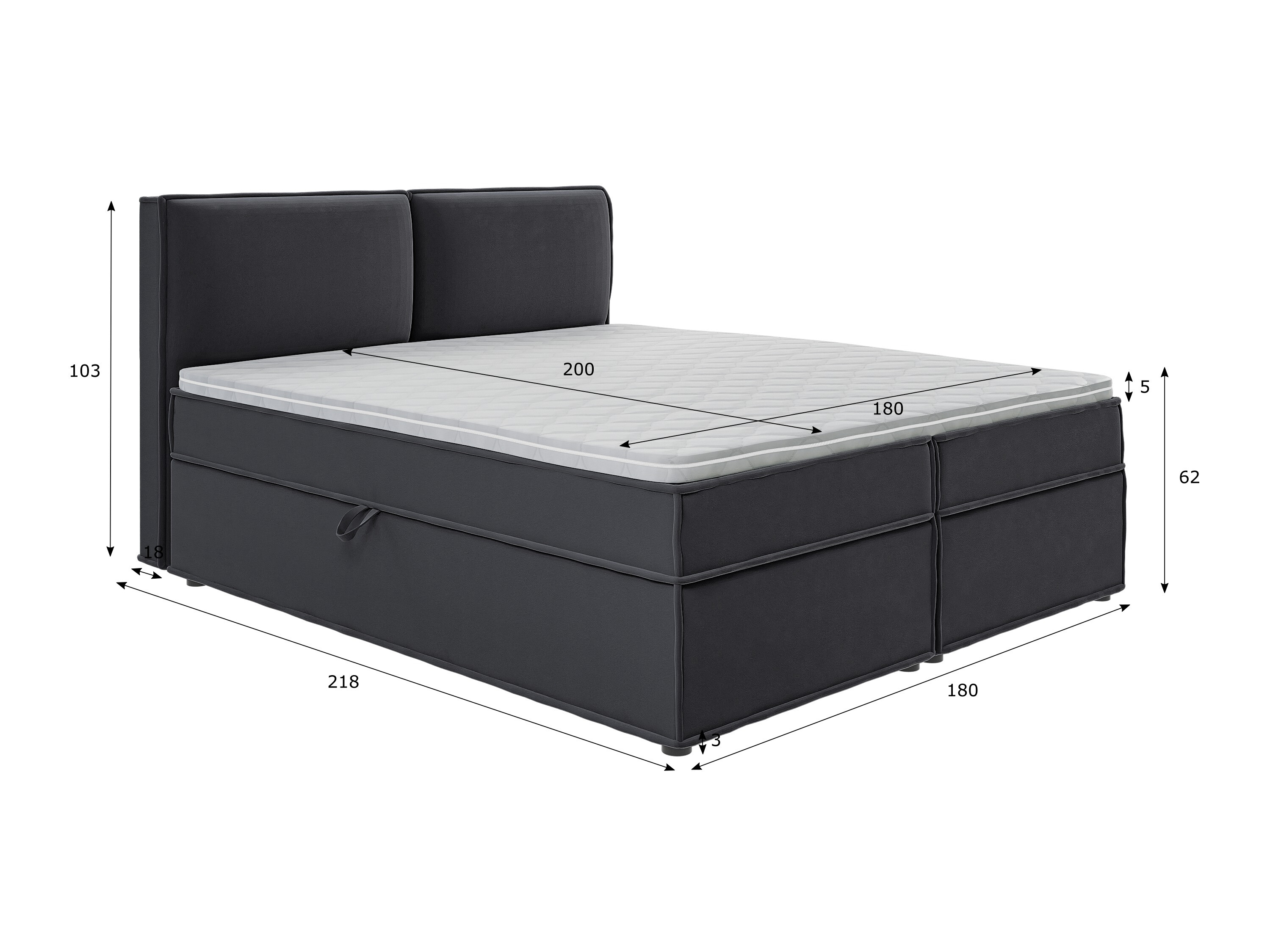 Boxspring krevet Rocklin 134 (Enjoy New 24)