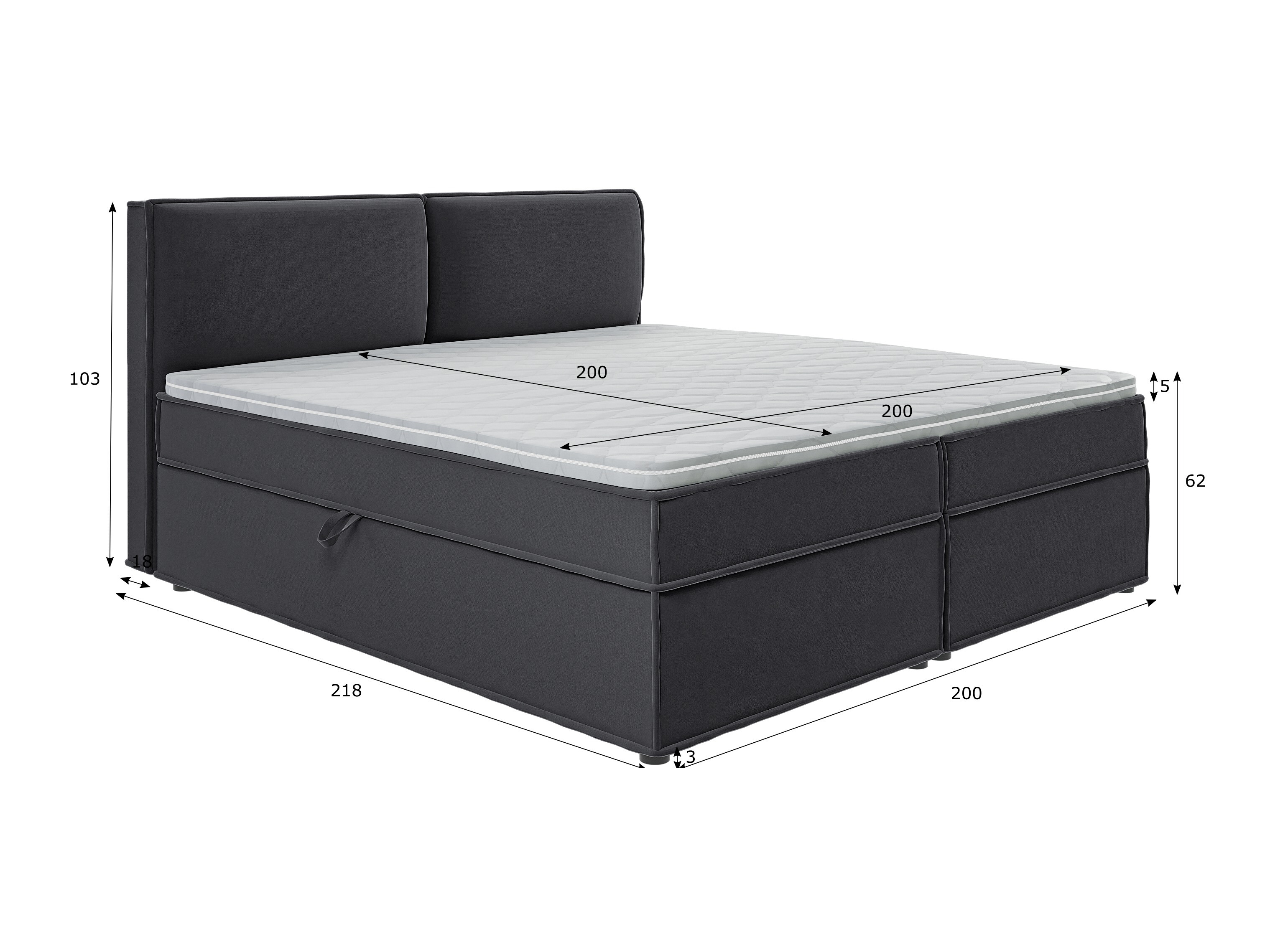Boxspring krevet Rocklin 134 (Enjoy New 24)