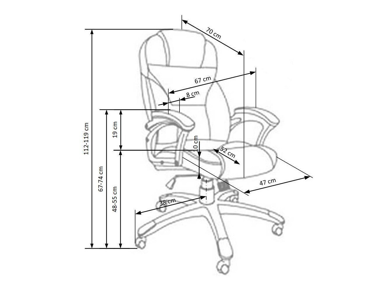 Uredska stolica SC9597