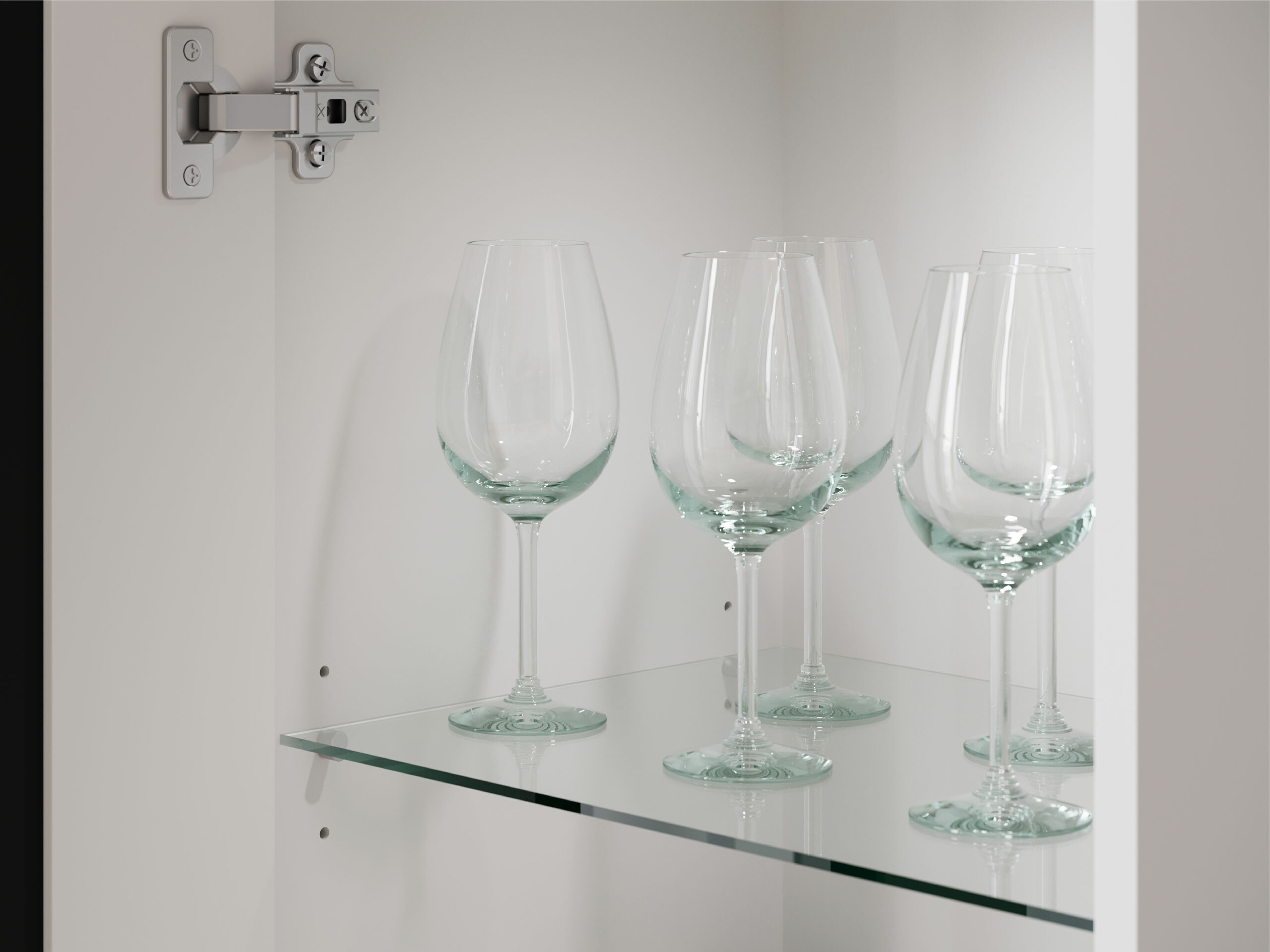 Set za dnevni boravak Torcame 103 (Bijela + Sjajno bijela)