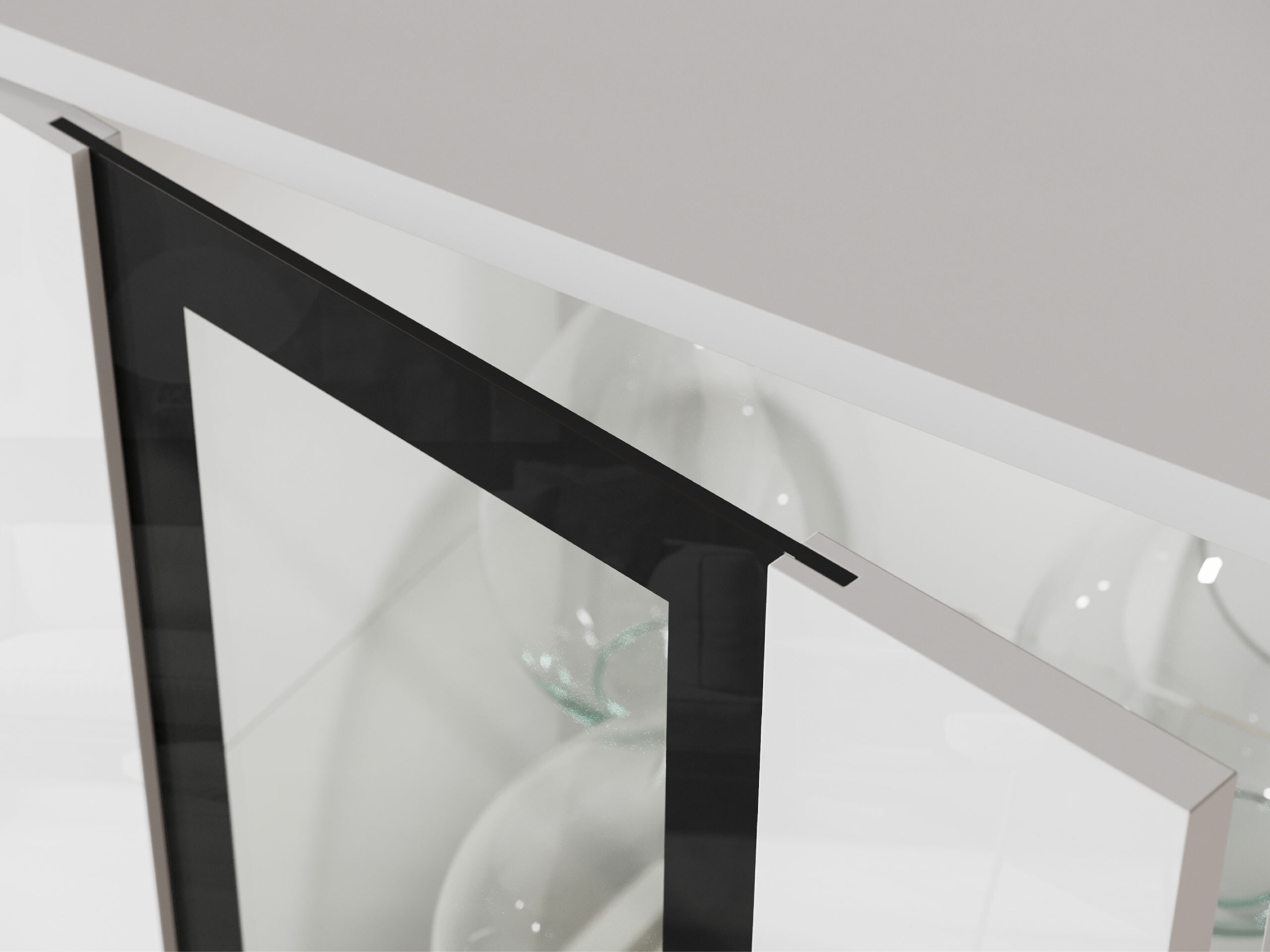 Set za dnevni boravak Torcame 103 (Bijela + Sjajno bijela)