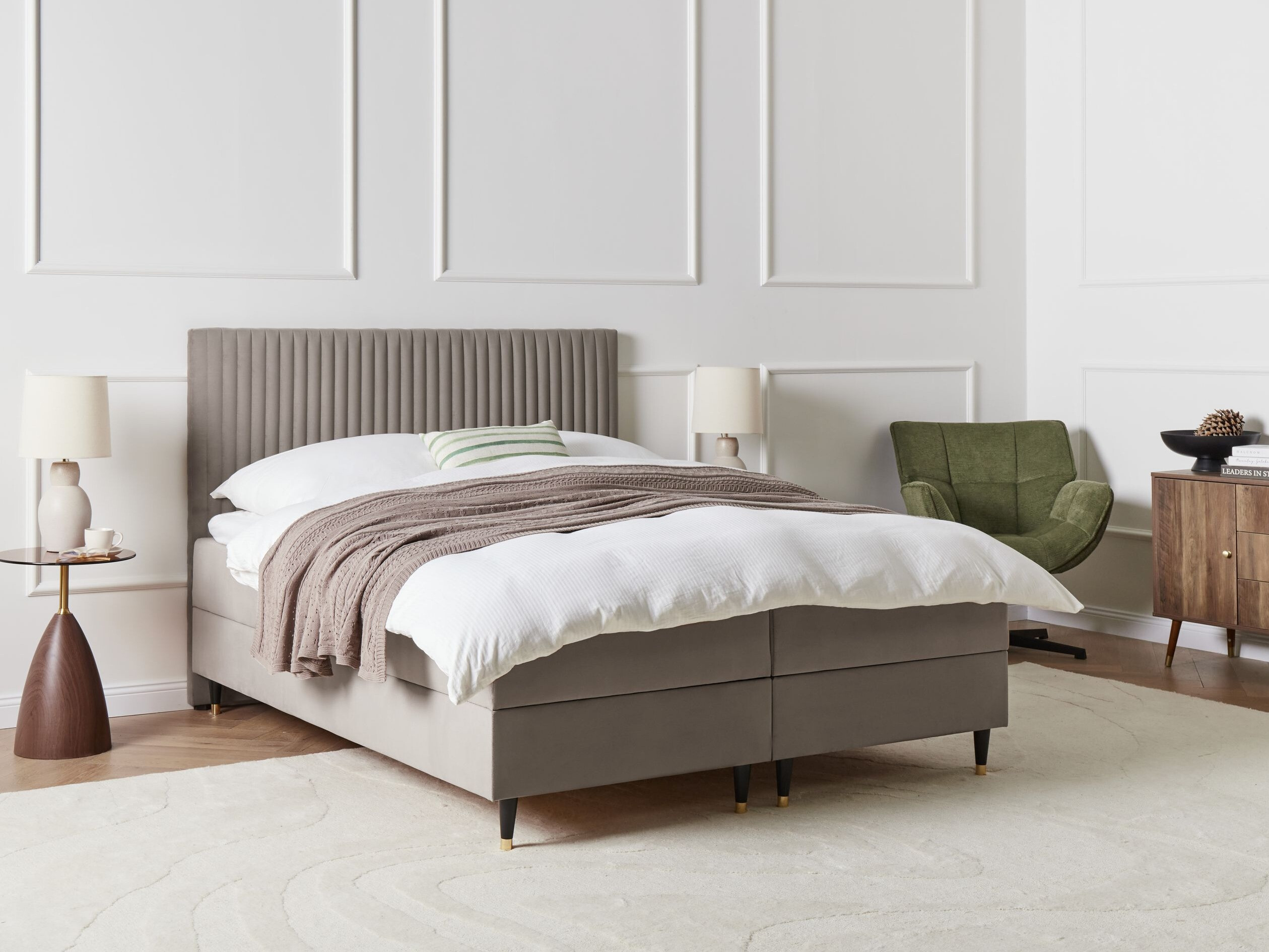 Boxspring krevet Berwyn 2969 (Taupe)