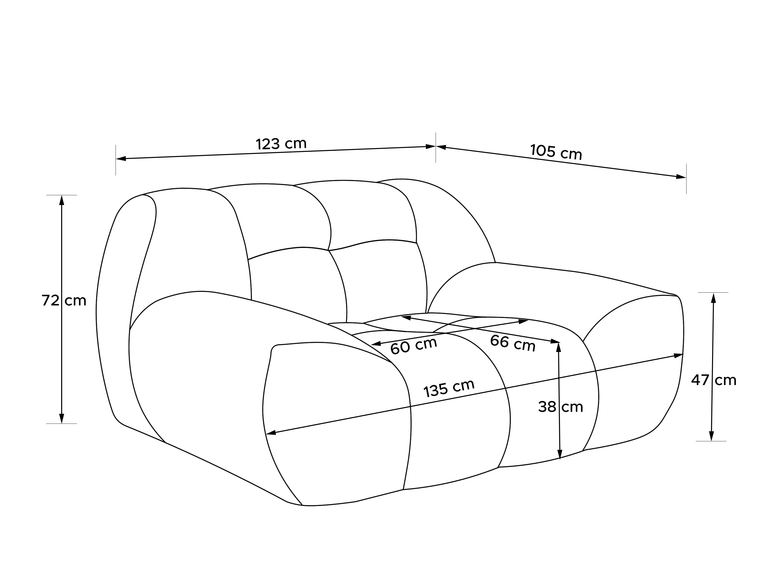 Fotelja Temecula 124 (Manza 04)