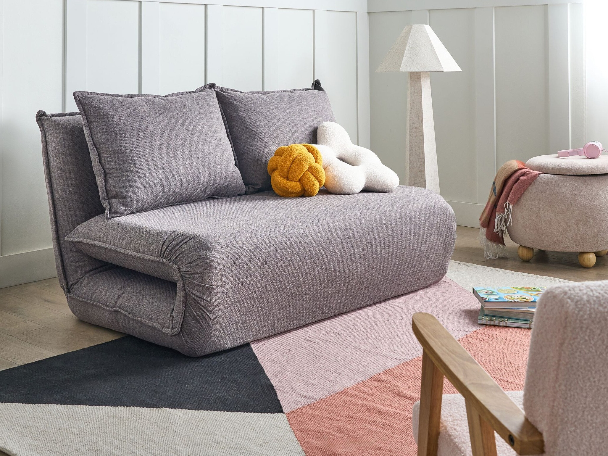 Kauč na razvlačenje Berwyn 2997 (Tamno siva)