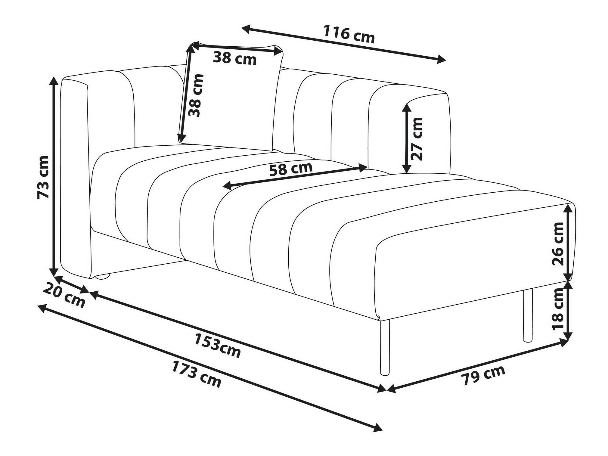 Ležaj Berwyn 2996 (Bijela)