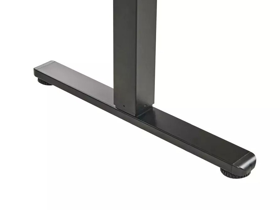 Radni stol podesiv po visini Berwyn 2994 (Crna + Svijetlo smeđa)