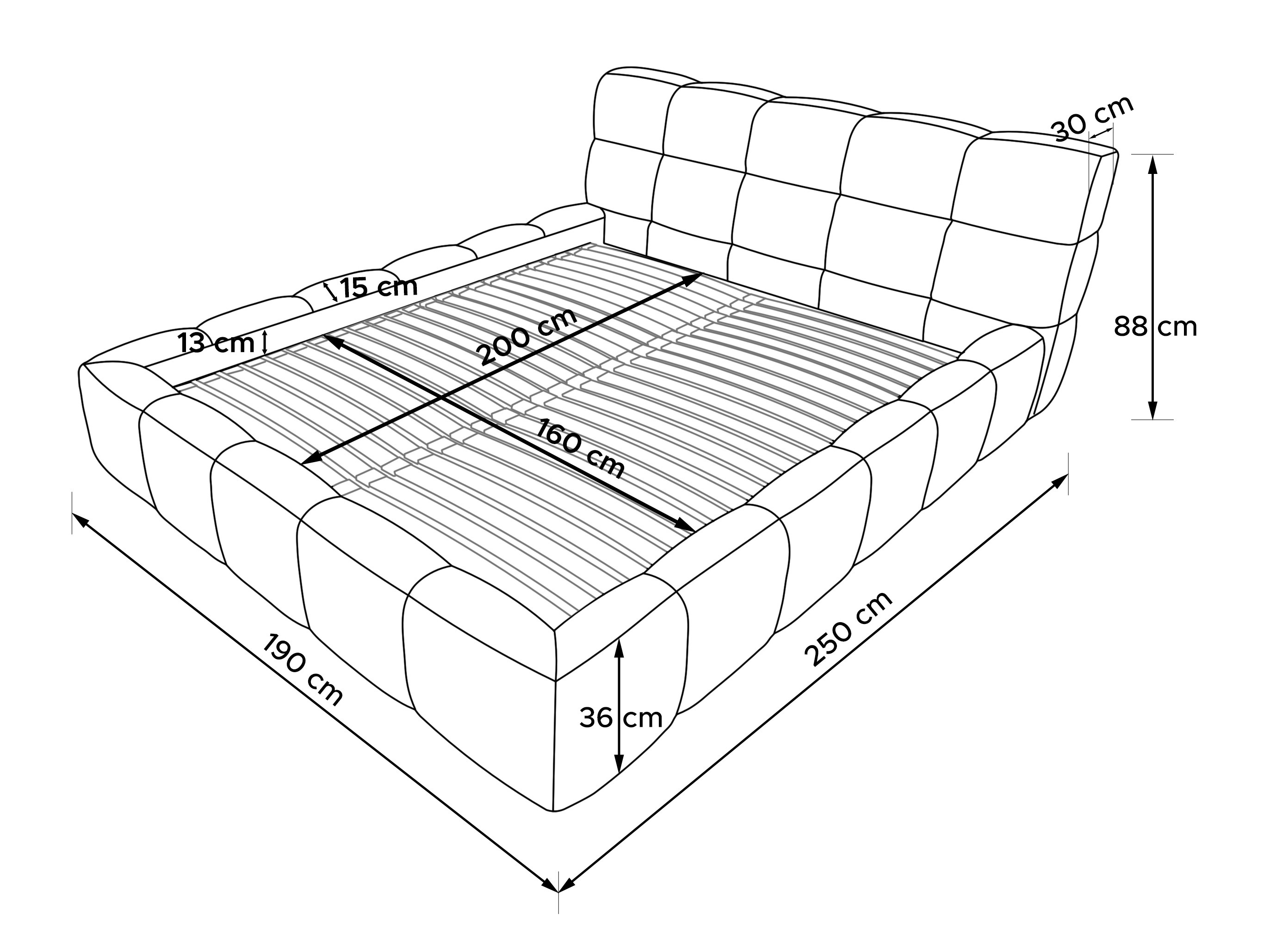 Krevet Temecula 128 (Memphis 11)