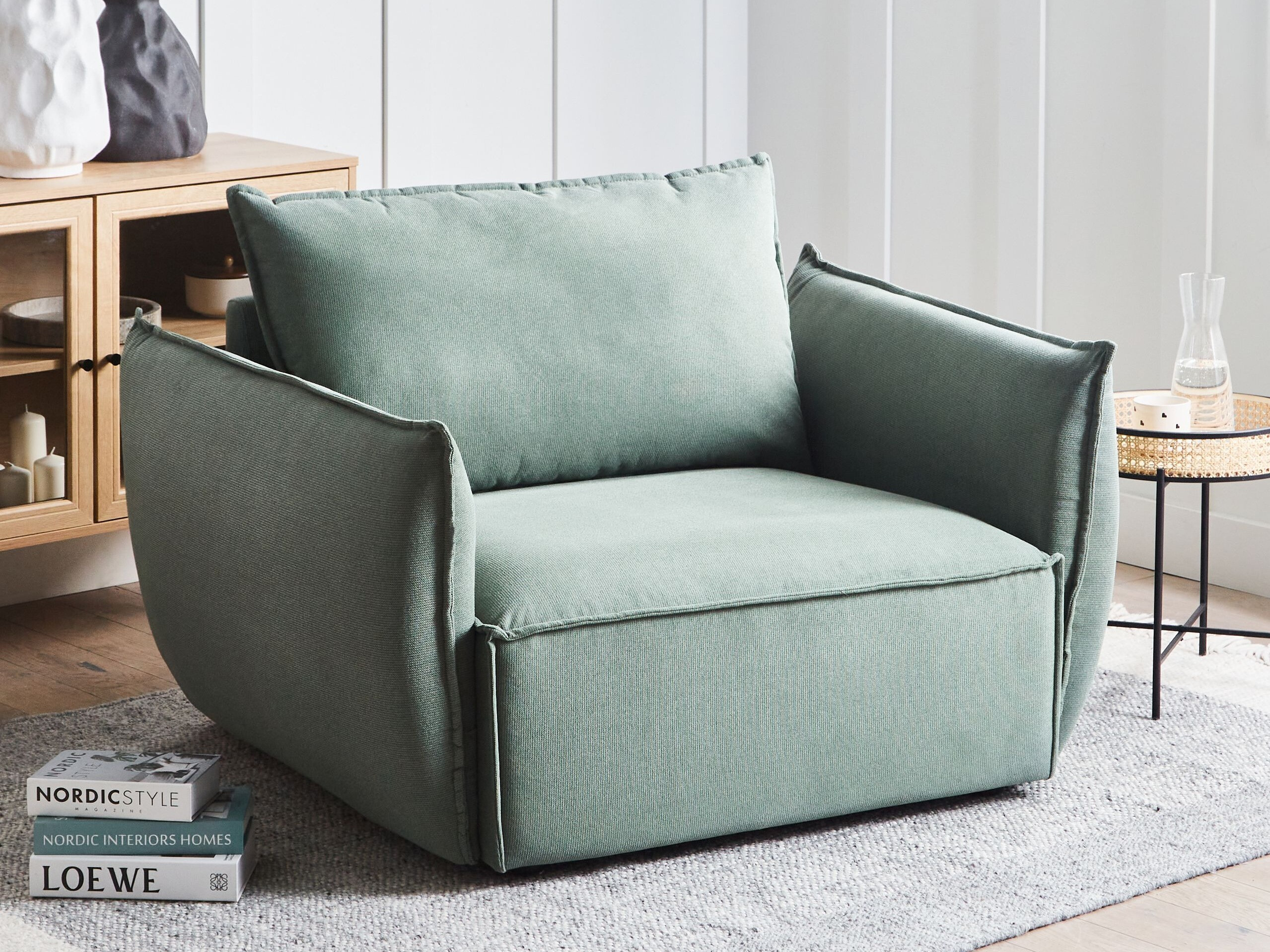 Fotelja Berwyn 2704 (Svijetlo zelena)