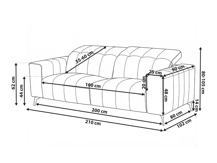 Kauč Berwyn 2946 (Taupe)