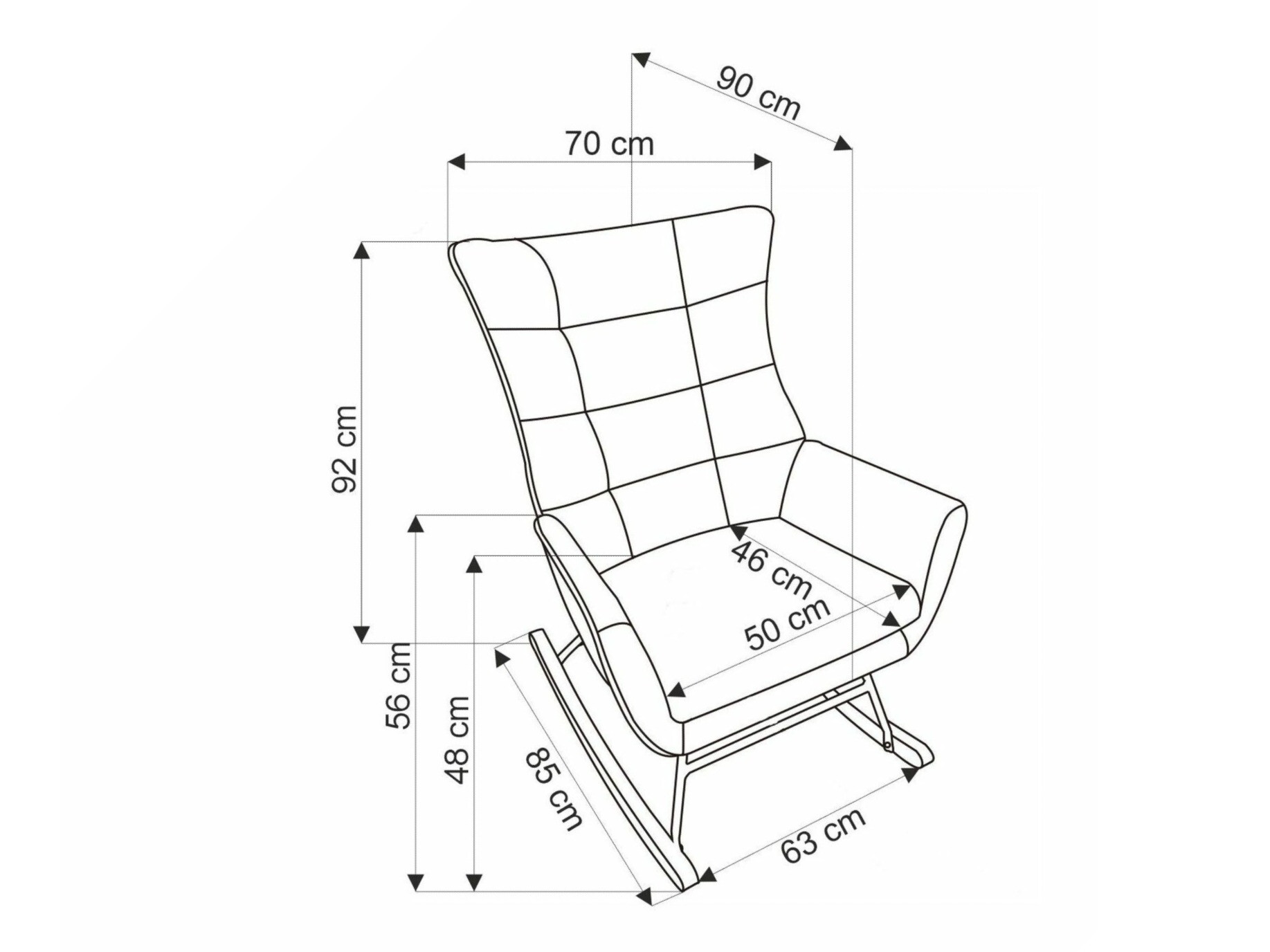 Stolica za ljuljanje SC9648