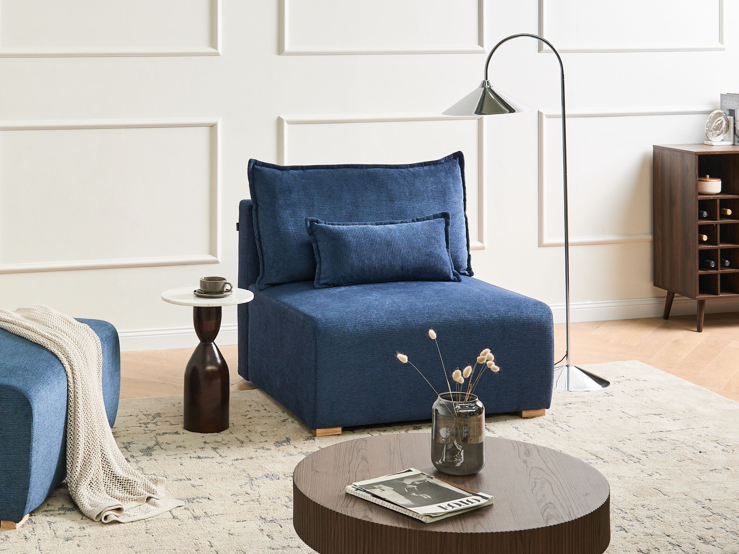 Modularna fotelja Berwyn 3018 (Plava)