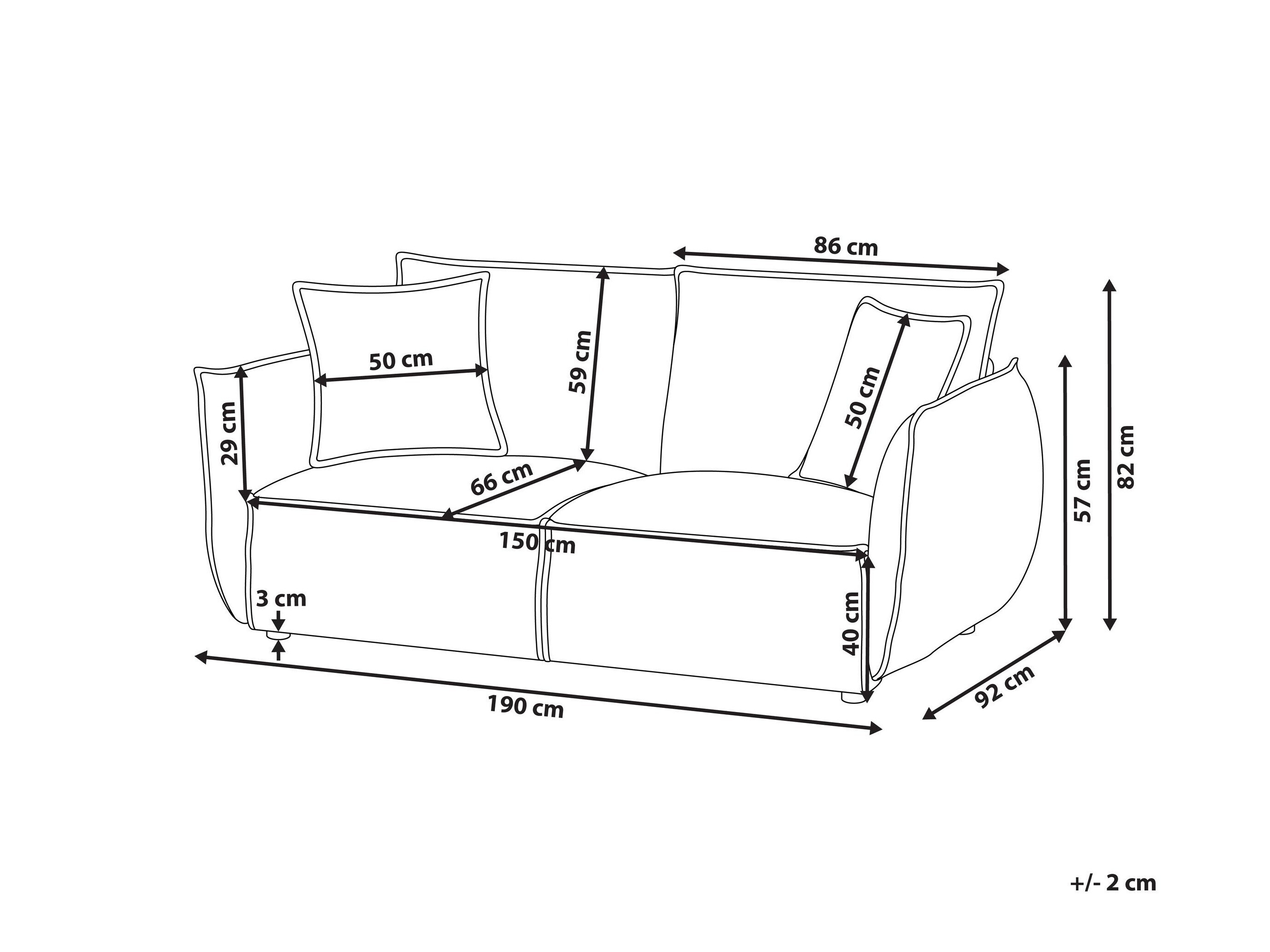 Kauč Berwyn 3017 (Svijetlo zelena)