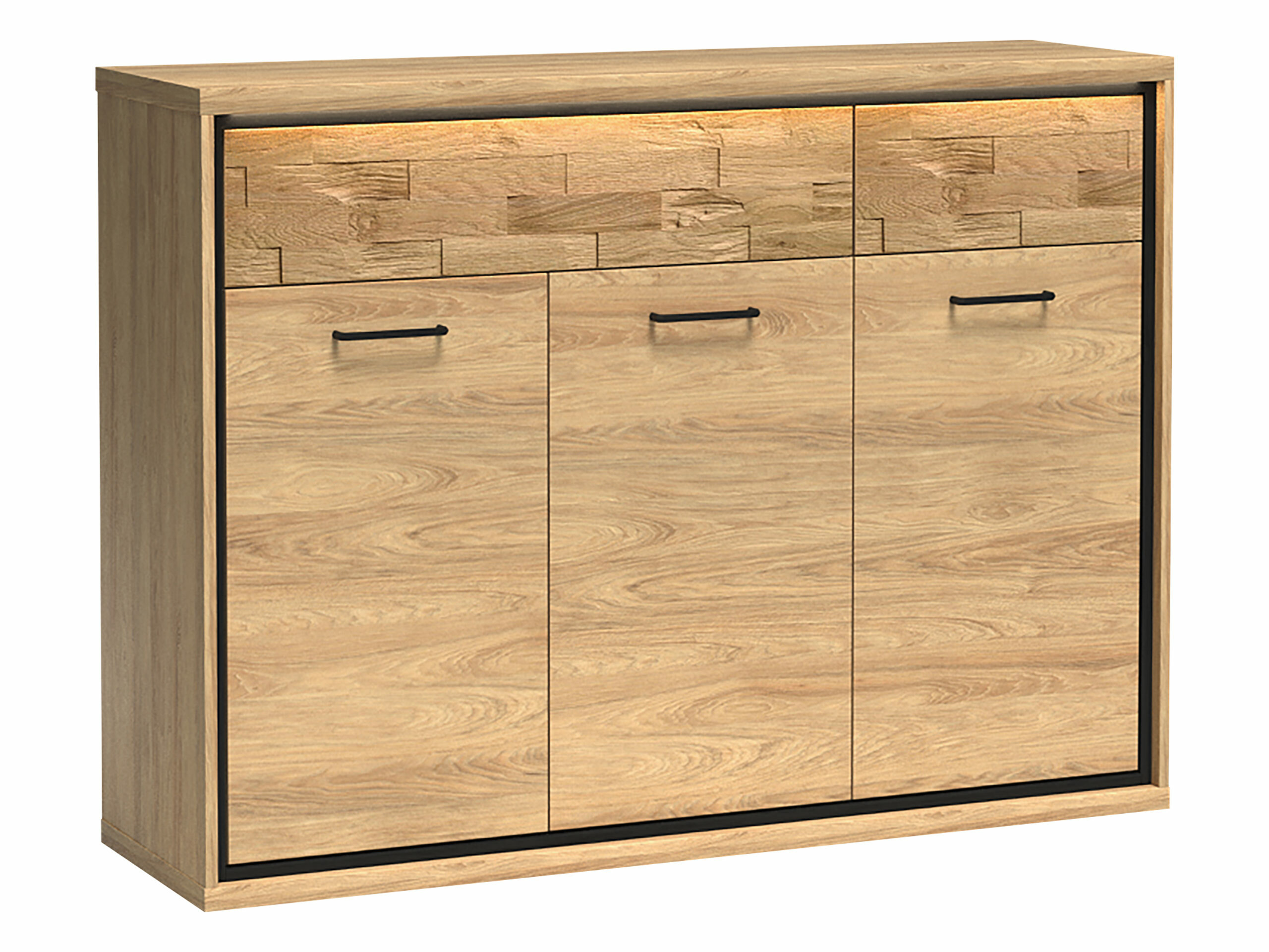 Komoda Etrmoni 104 (Svijetlo drvo + Hrast)