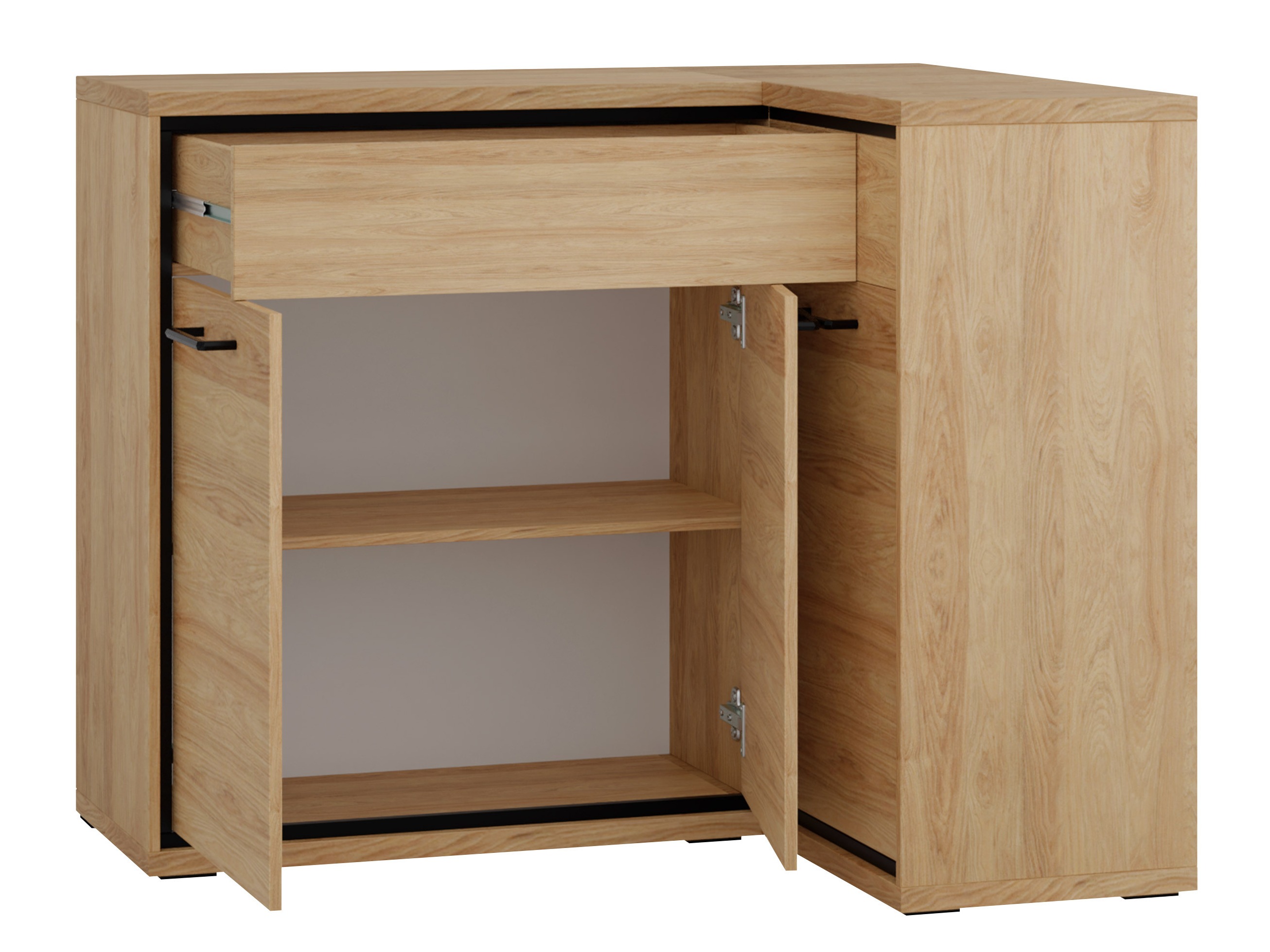 Kutna komoda Etrmoni 106 (Svijetlo drvo)