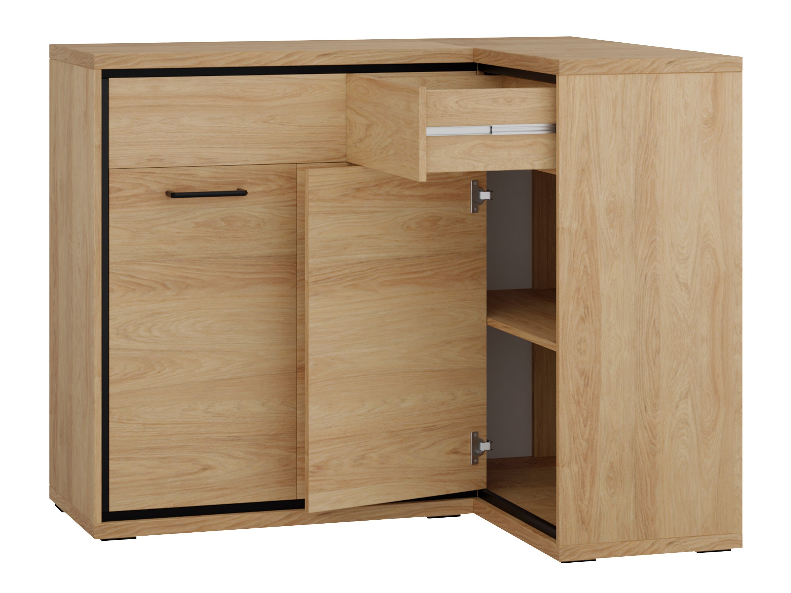 Kutna komoda Etrmoni 106 (Svijetlo drvo)