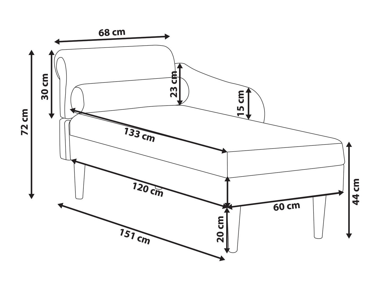 Ležaj Berwyn 3019 (Bijela)