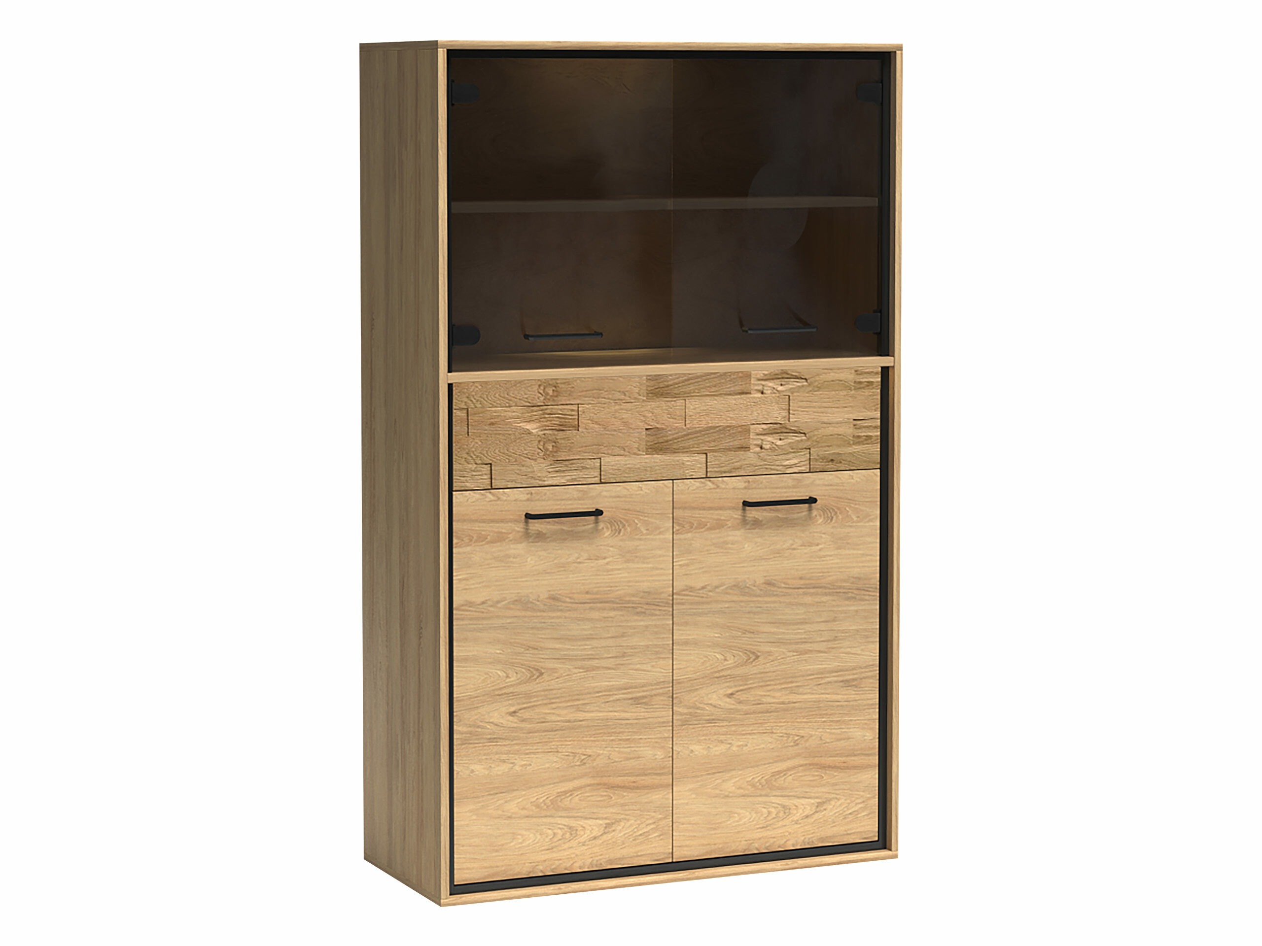 Polica Etrmoni 107 (Svijetlo drvo + Hrast)