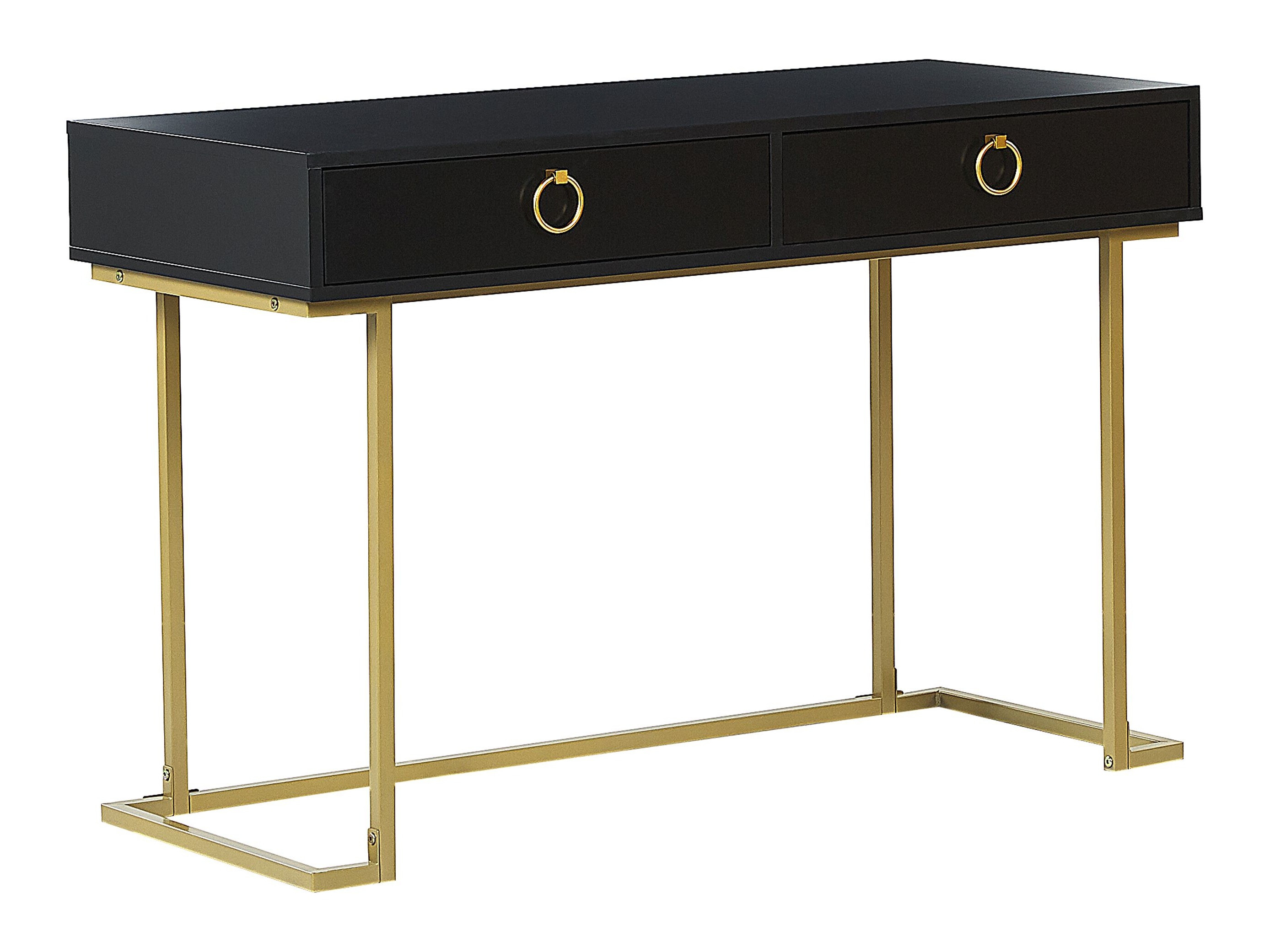 Konzolni stolić Berwyn 3020 (Crna + Zlatna)