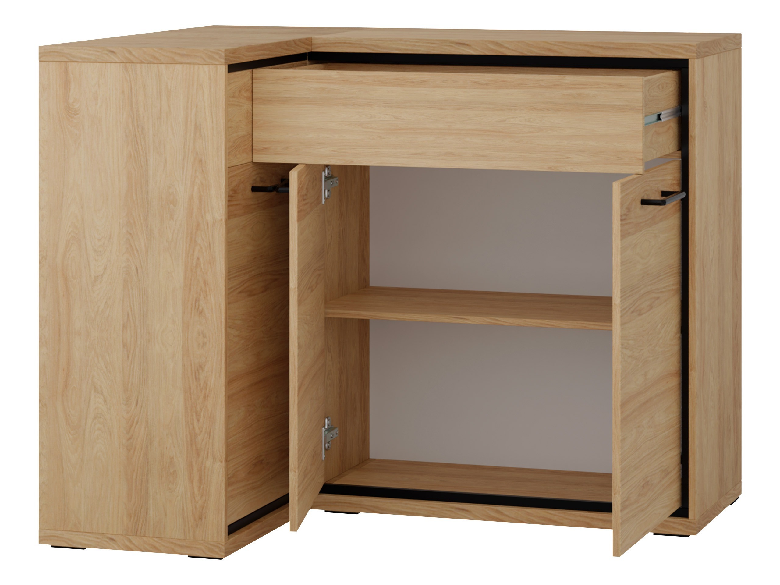 Kutna komoda Etrmoni 121 (Svijetlo drvo)