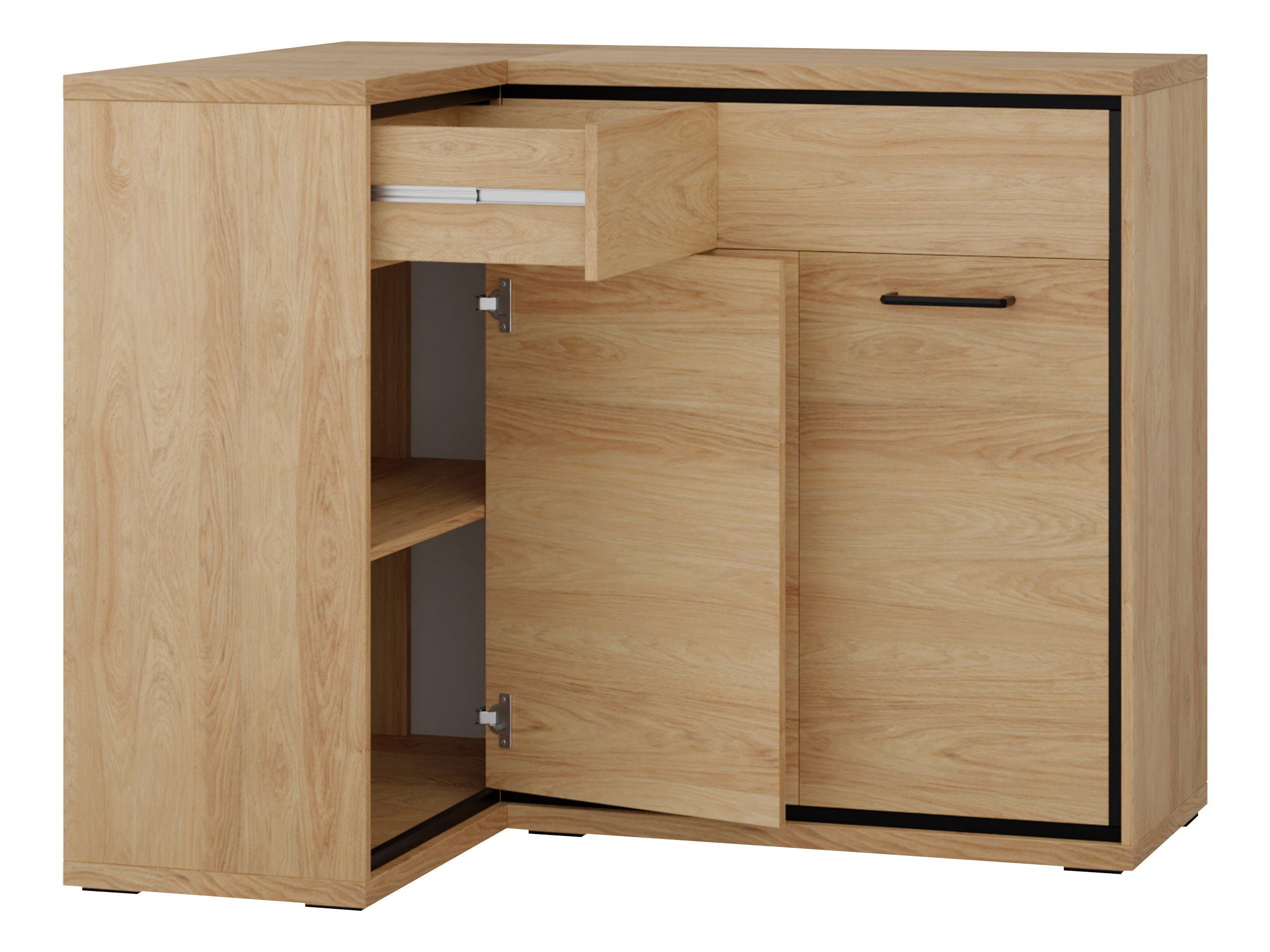 Kutna komoda Etrmoni 121 (Svijetlo drvo)