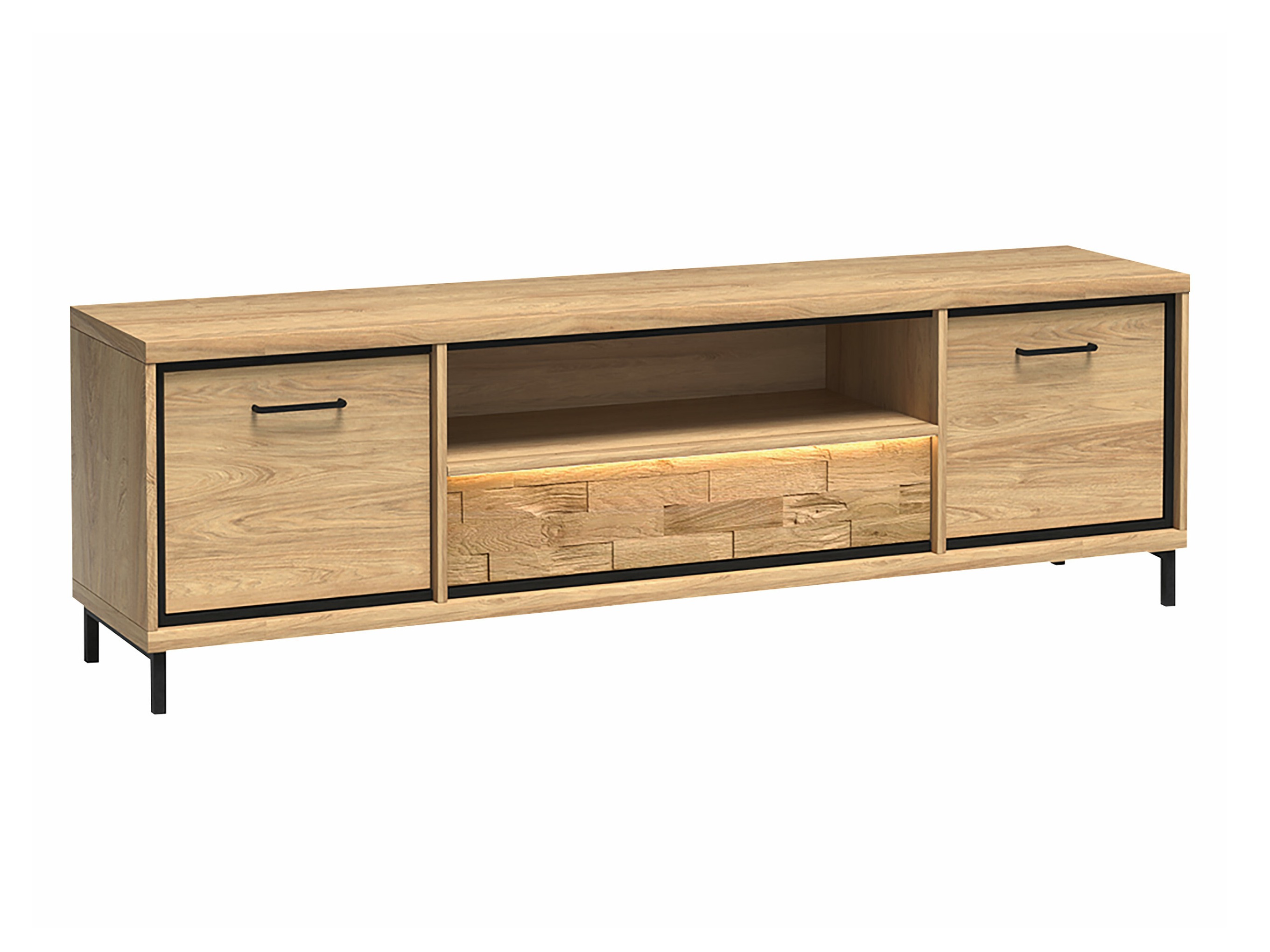 TV stol Etrmoni 111 (Svijetlo drvo + Hrast)