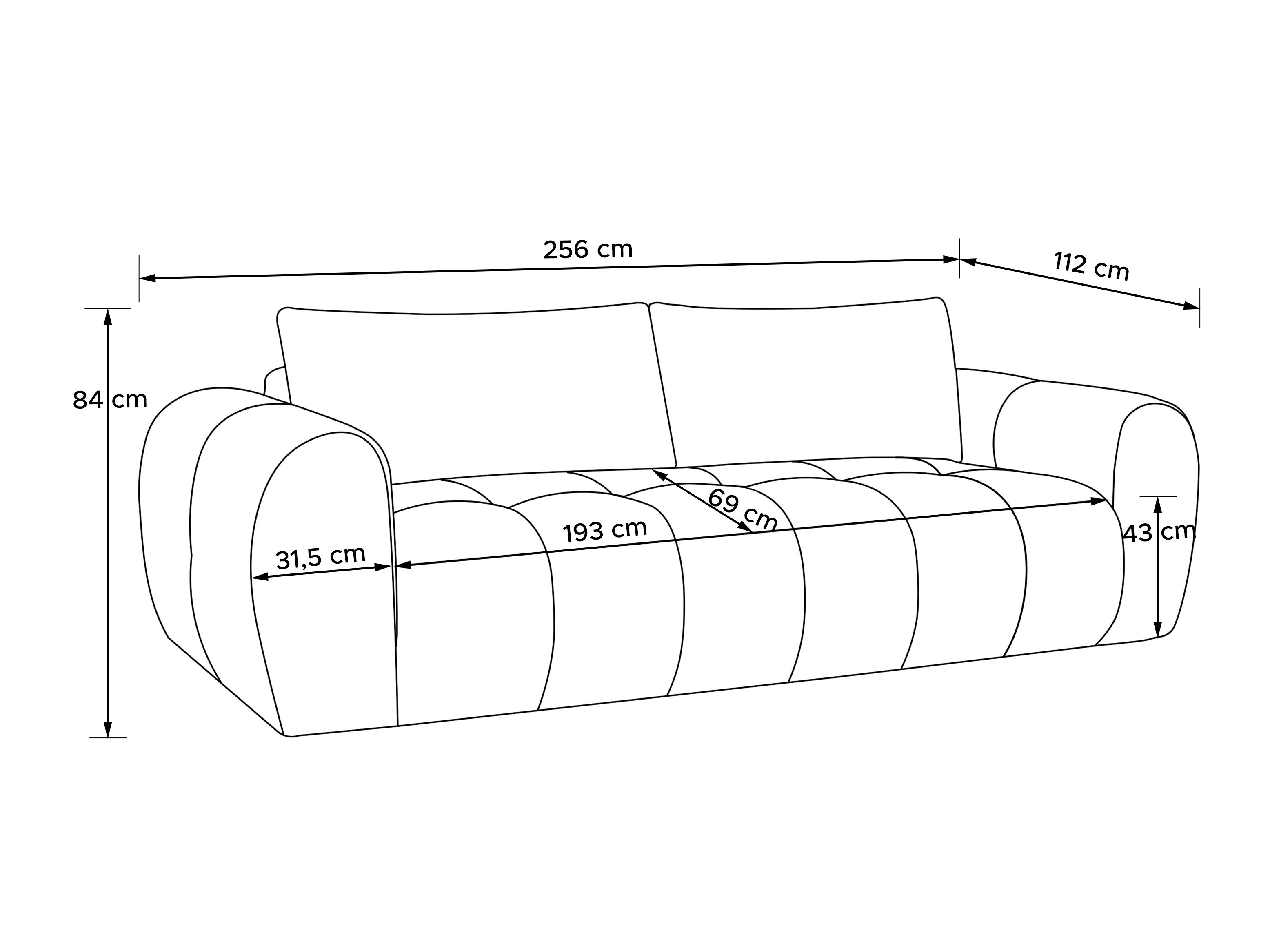 Kauč na razvlačenje Temecula 131 (Anthology 16)