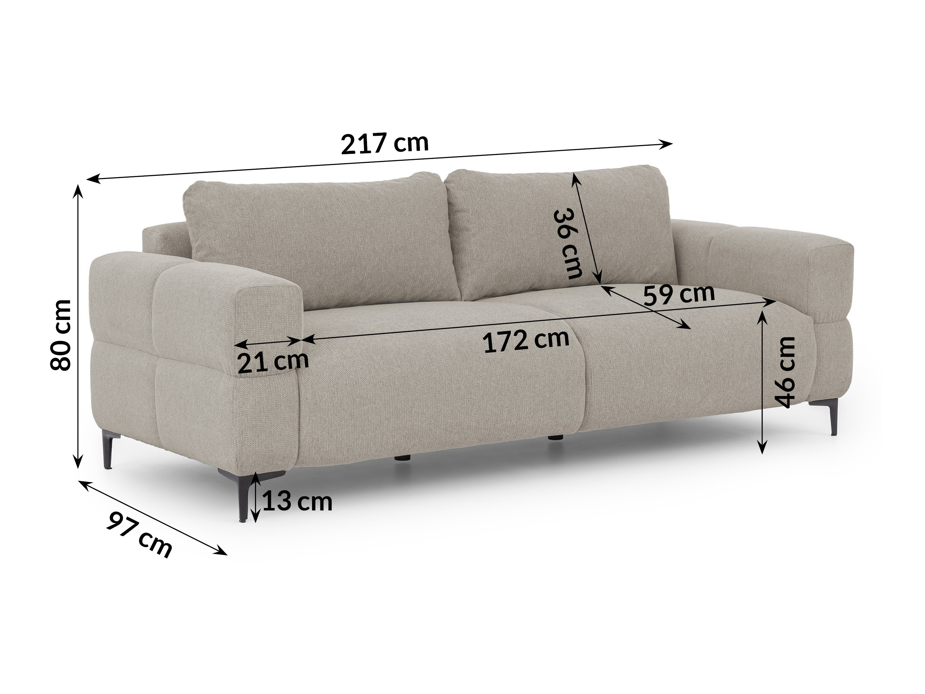 Kauč Rocklin 138 (Aragon 20)