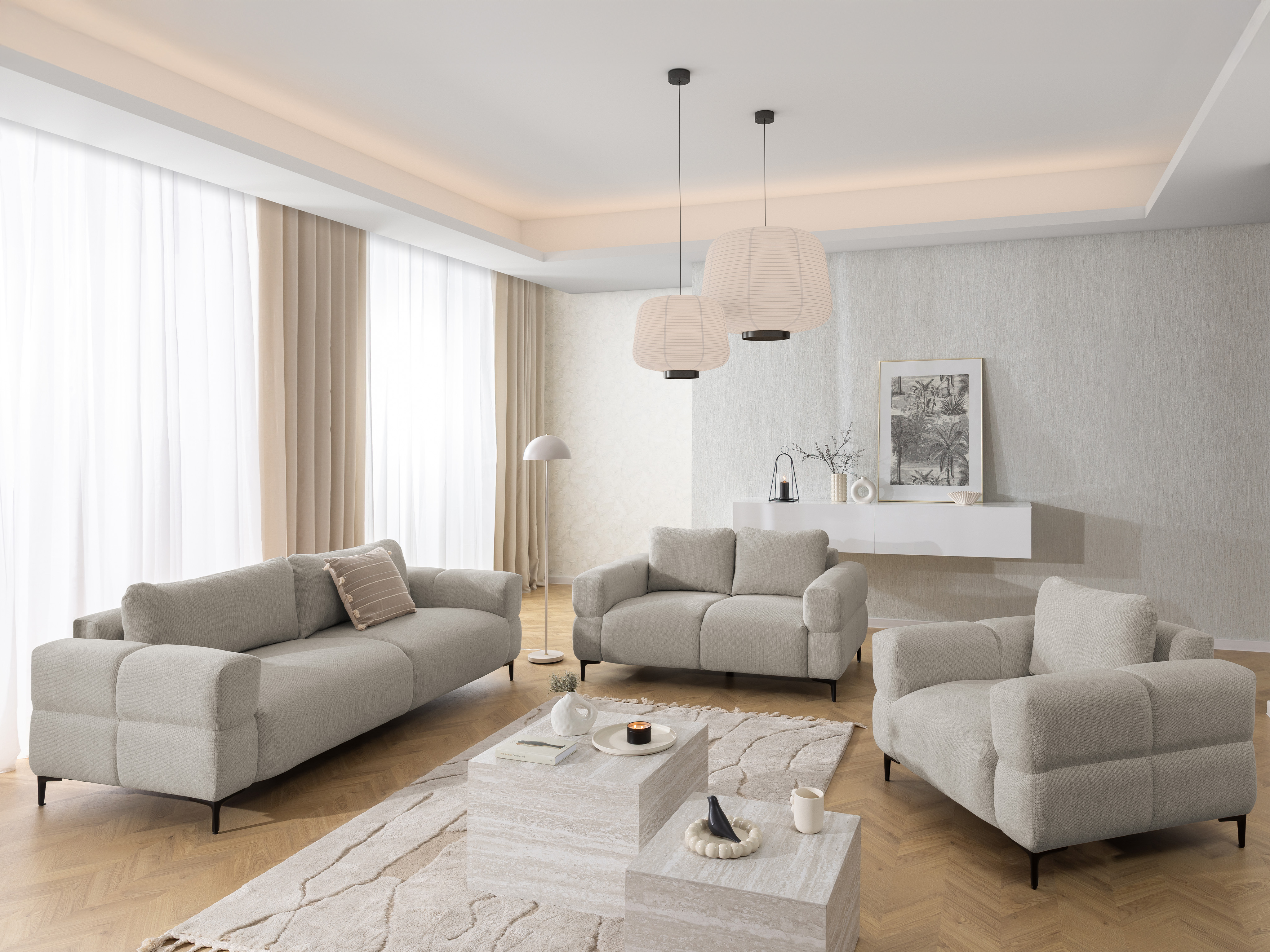 Tapecirani namještaj Rocklin 139 (Aragon 20)