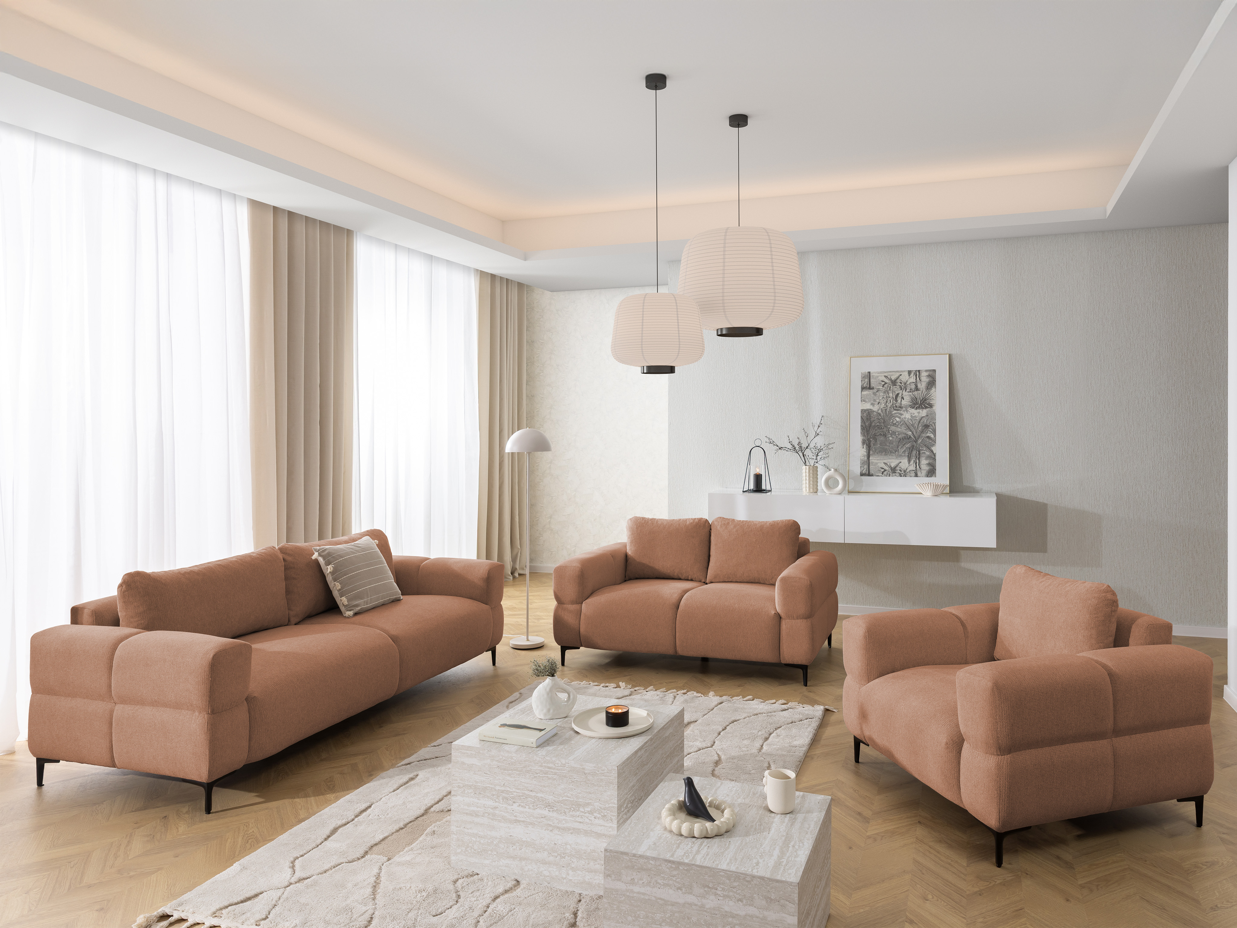 Tapecirani namještaj Rocklin 139 (Aragon 59)