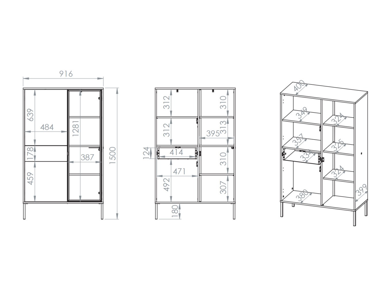 Polica Virsalo 100 (Hrast)