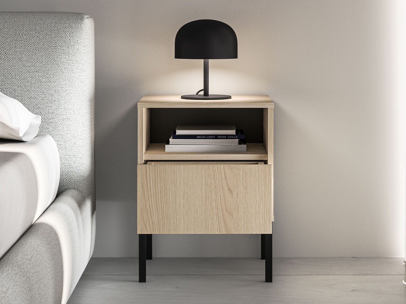 Noćni ormarić Virsalo 104 (Hrast)