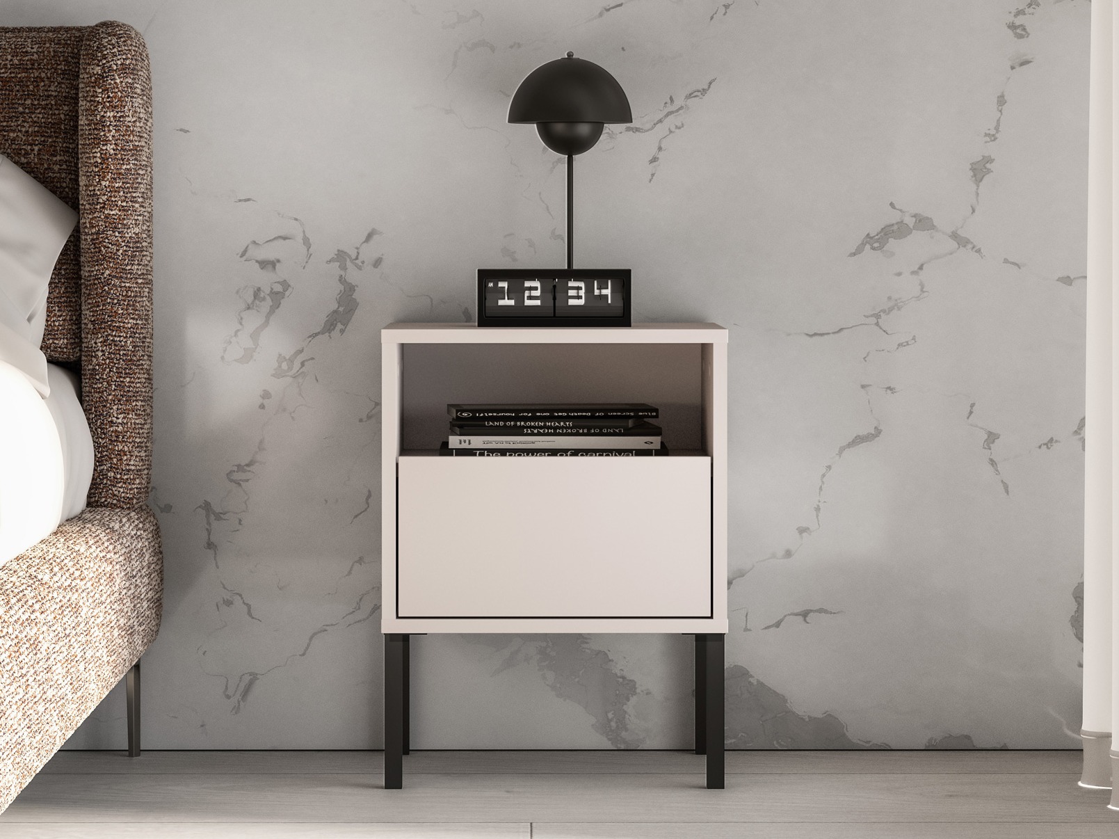 Noćni ormarić Virsalo 104 (Kašmir)