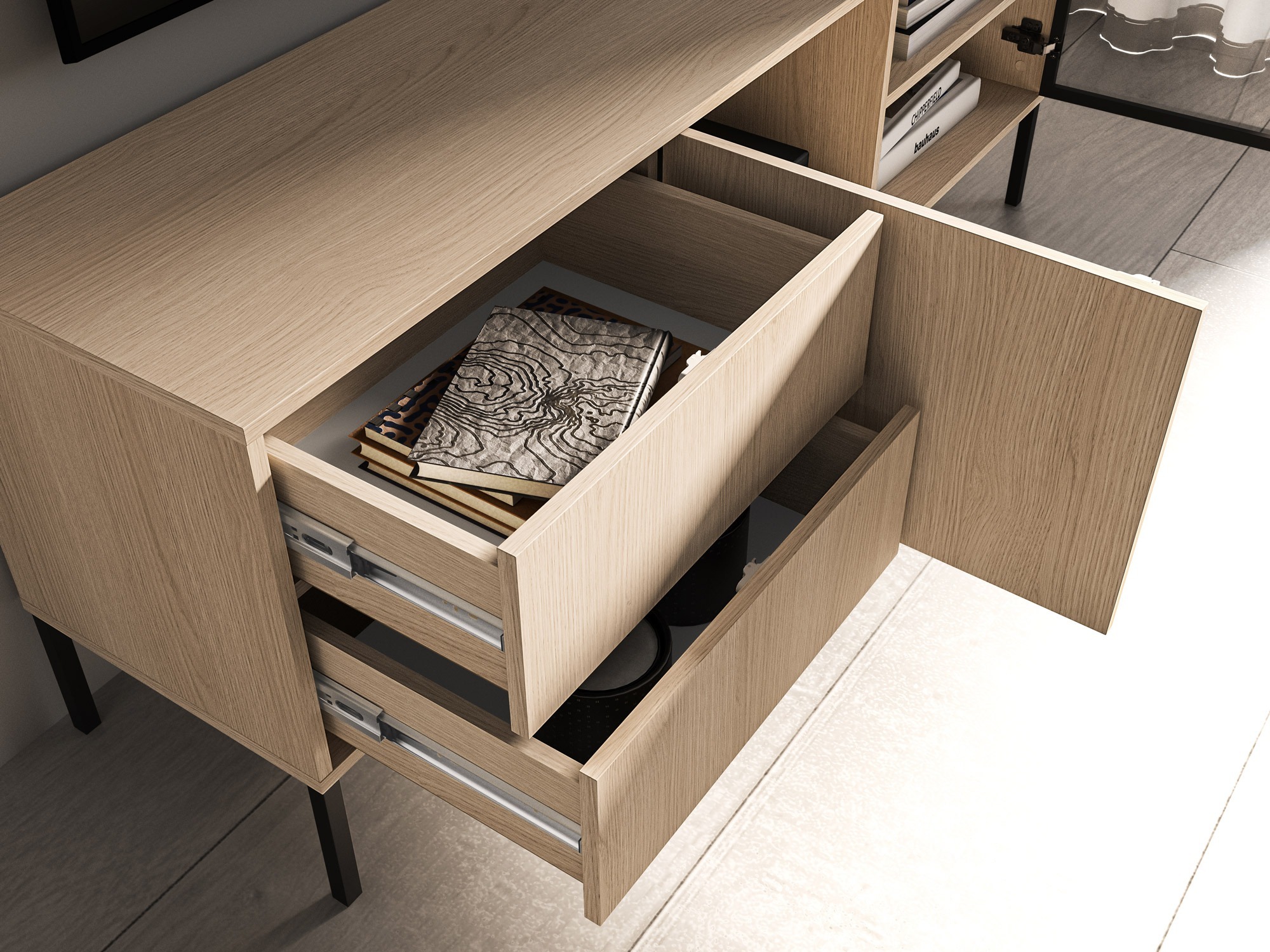 Set za dnevni boravak Virsalo 105 (Hrast)