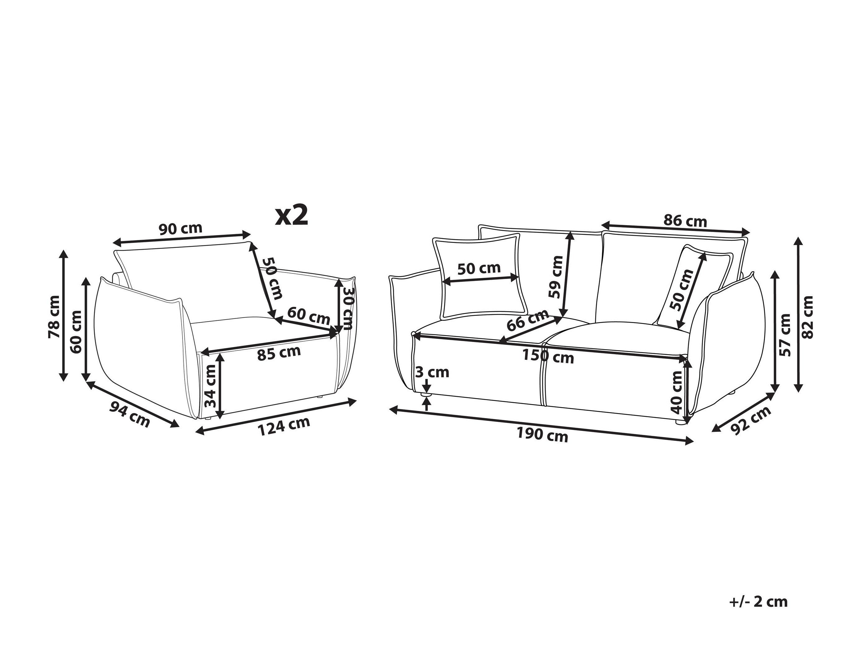 Tapecirani namještaj Berwyn 3024 (Svijetlo zelena)