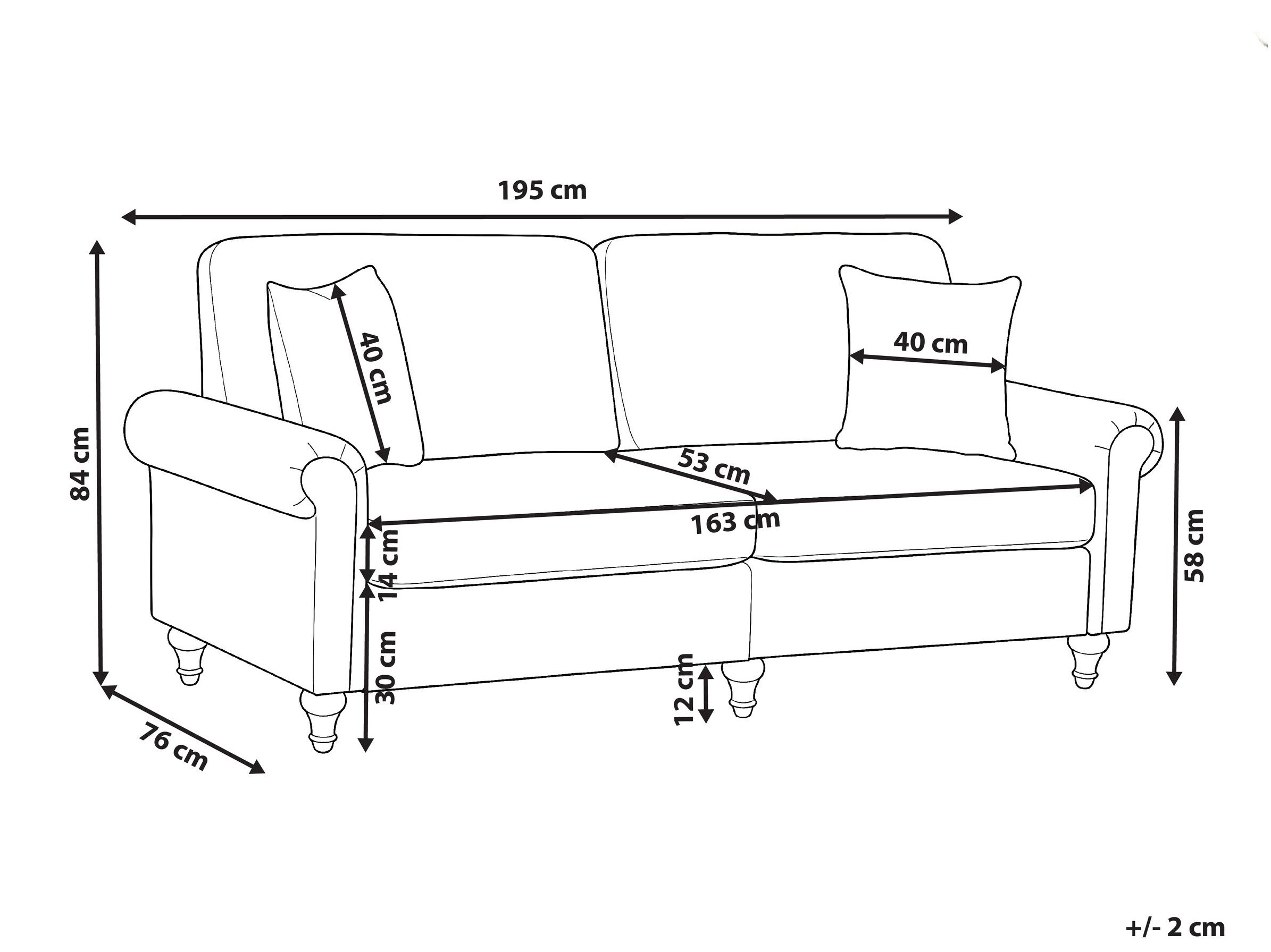 Kauč Berwyn 3035 (Taupe)