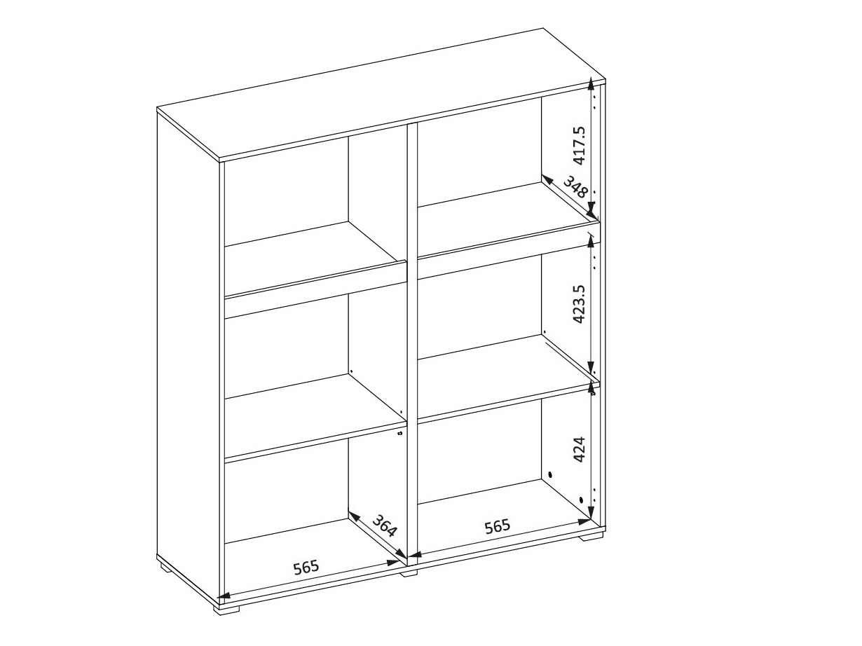 Ormarić Alfere 105 (Zelena)