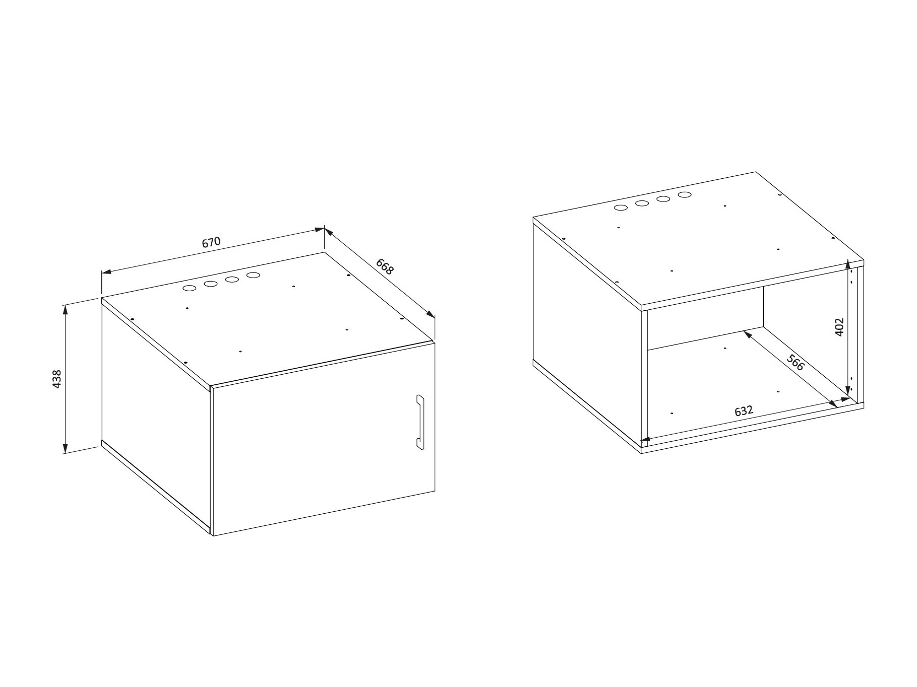 Kupaonski namještaj Novdele 105 (Bijela)