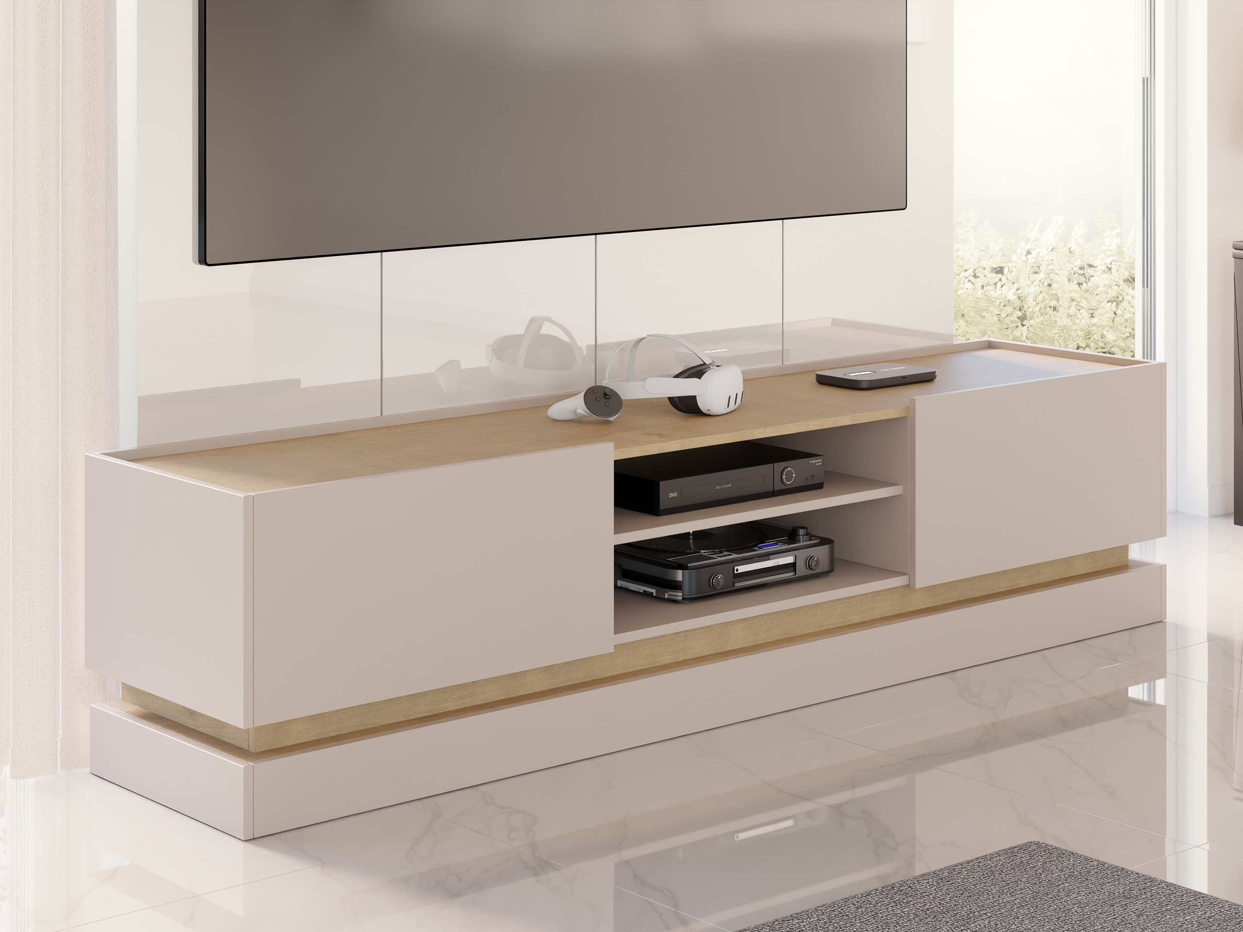TV stol Comfivo Tilia (Kašmir + Hrast)