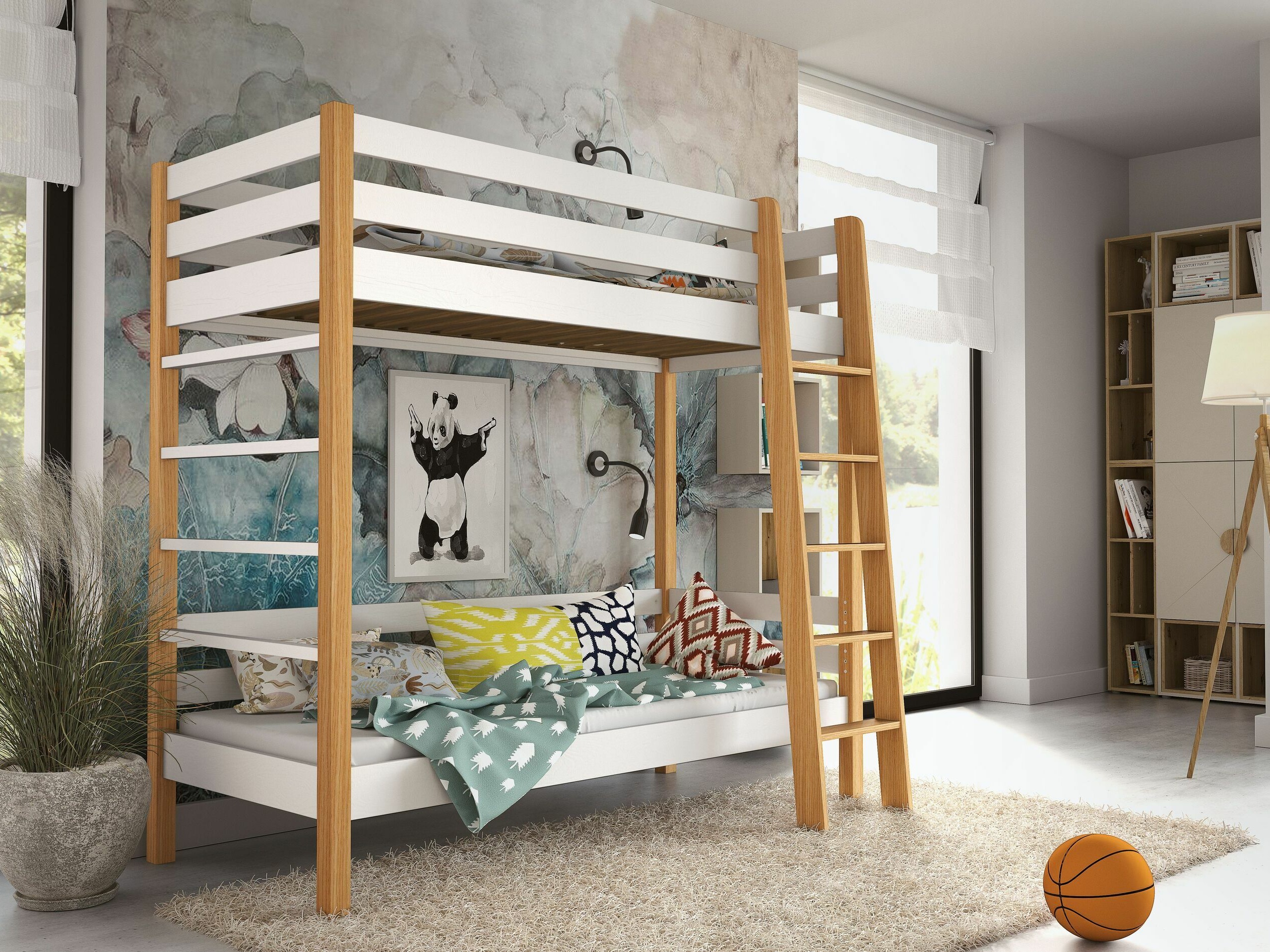 Krevet na kat Ogden 174 (Bijela)