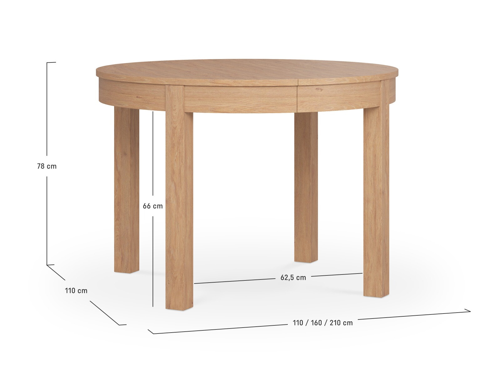 Stol Sosero 106 (Hrast)