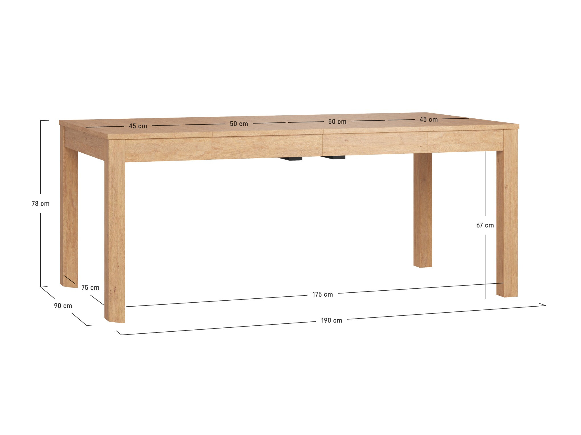 Stol Sosero 108 (Hrast)