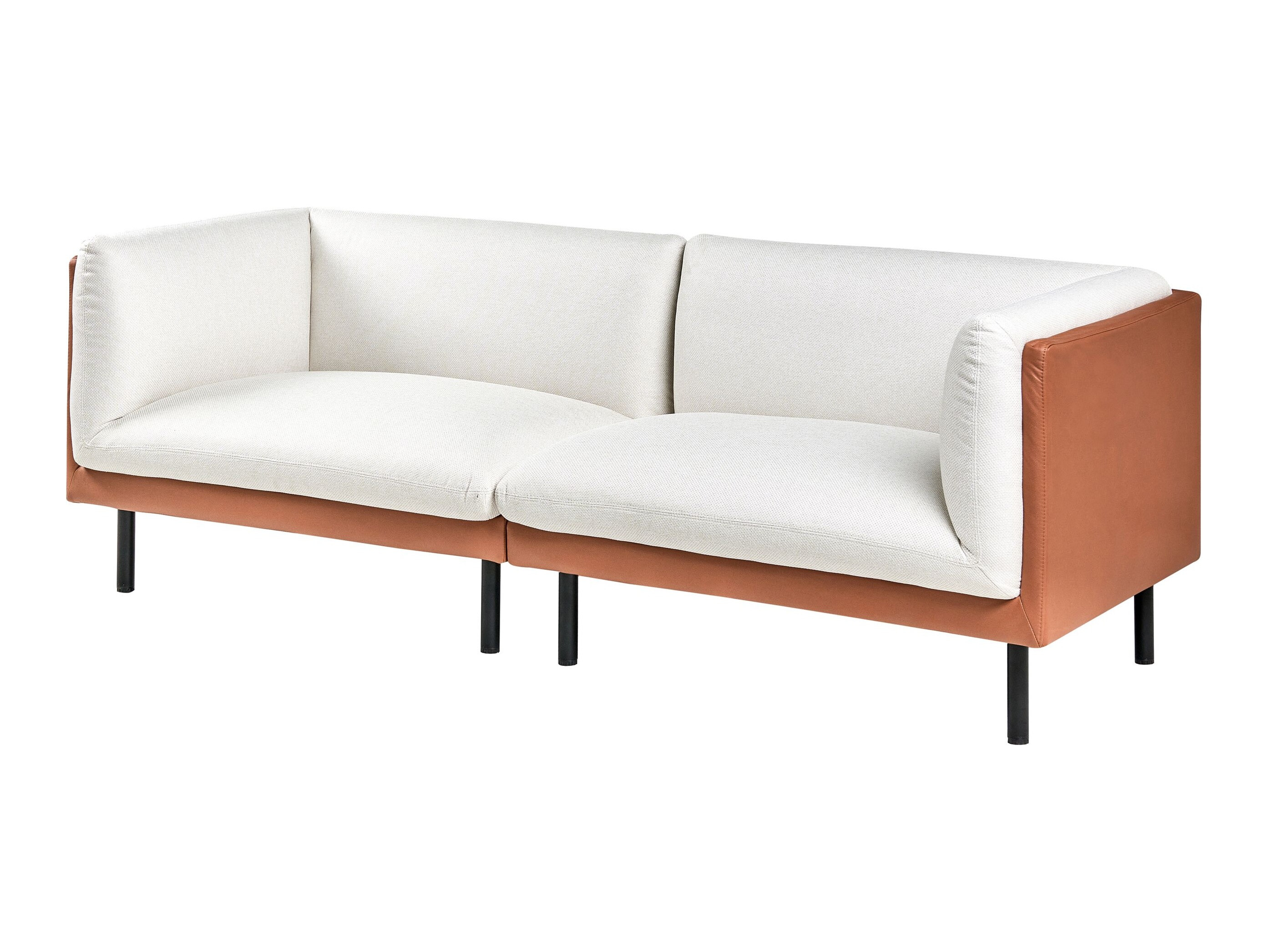 Tapecirani namještaj Berwyn 3085 (Bijela + Smeđa)